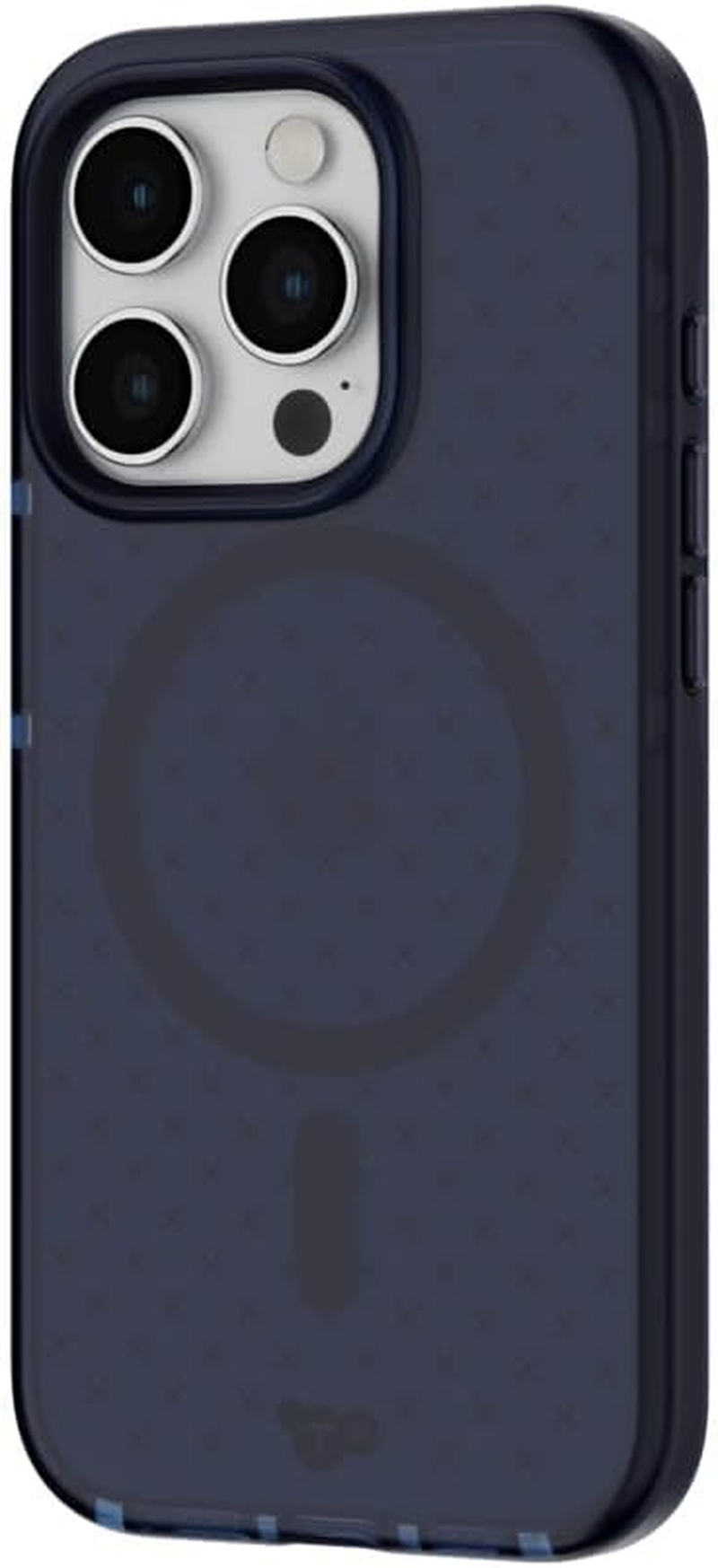 Tech21 Evo Check Case with Magsafe for Iphone 15 Pro, Midnight Blue