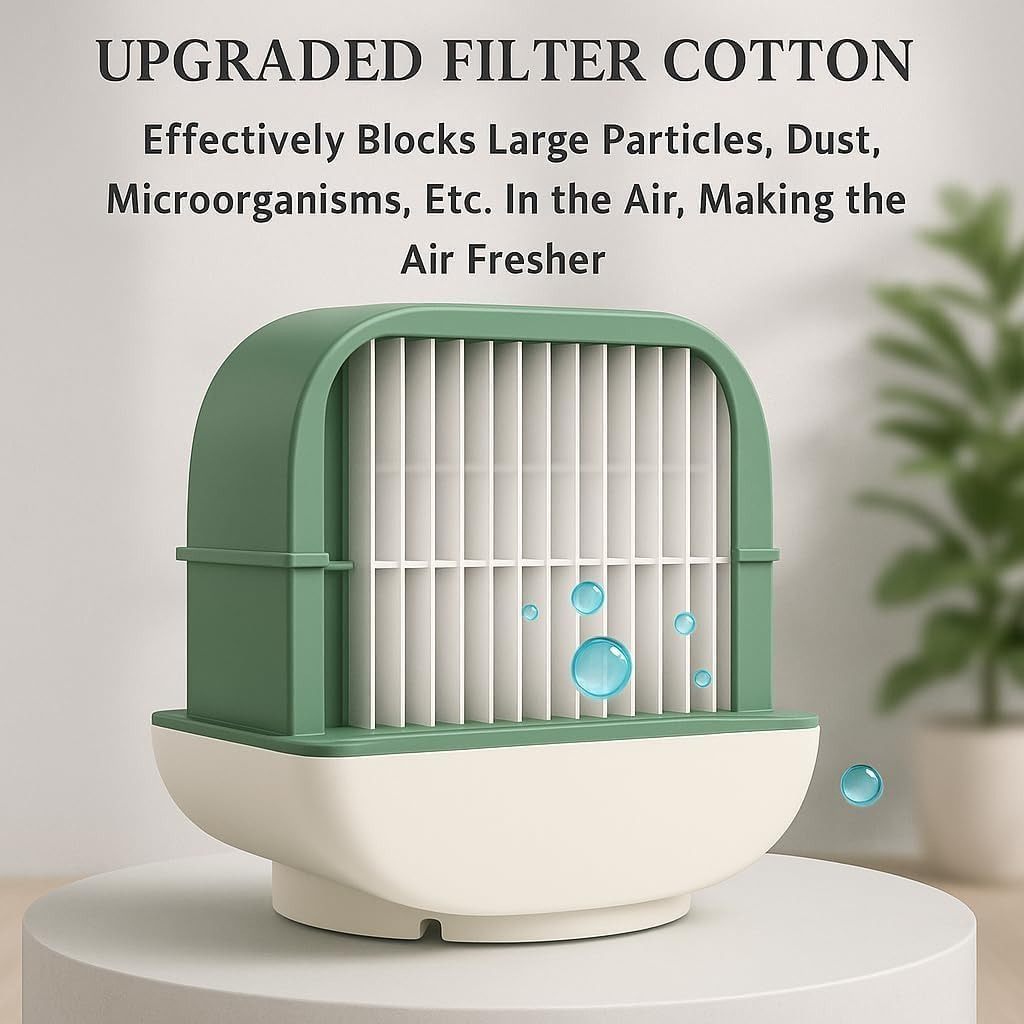 AURORA & Sons-Portable Mini Air Conditioner &ndash; USB Powered, Compact & Energy-Efficient Cooling for Home, Office & Travel-Small, Efficient Air Cooler for Home, Bedroom, or Office image number 1