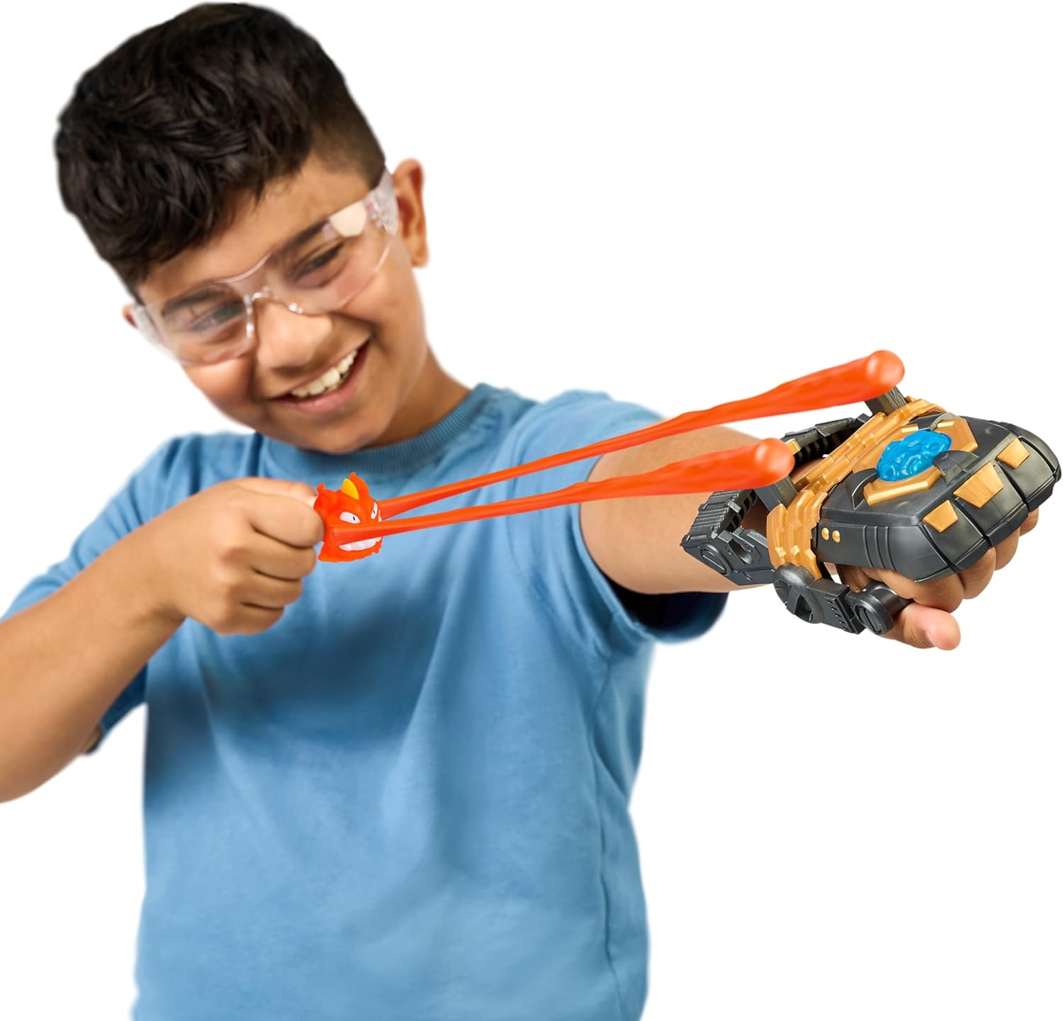 Heroes of Goo Jit Zu Meteor Madness Goo-Slingers Mega Launcher, Load up Your Goo-Slingers and Stretch 'Em and Sling 'Em Sky-High for Some Rapid Battle-Blast Action, Includes 3 Exclusive Goo-Slingers image number 5