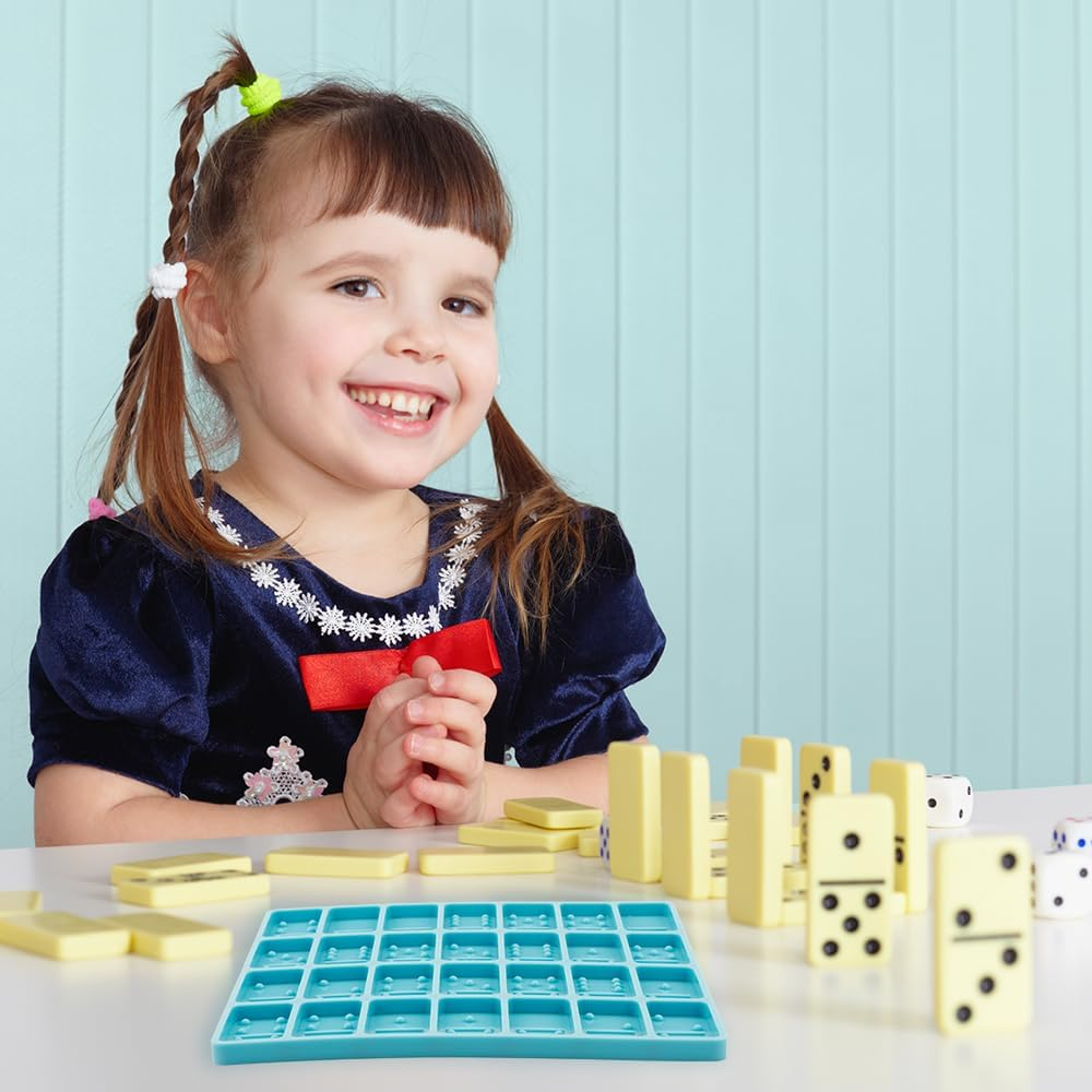 Domino Resin Molds for Casting - Professional Epoxy Set with 28 Cavities, Sturdy Silicone for DIY Pendant, Cake, and Jewelry Making image number 5