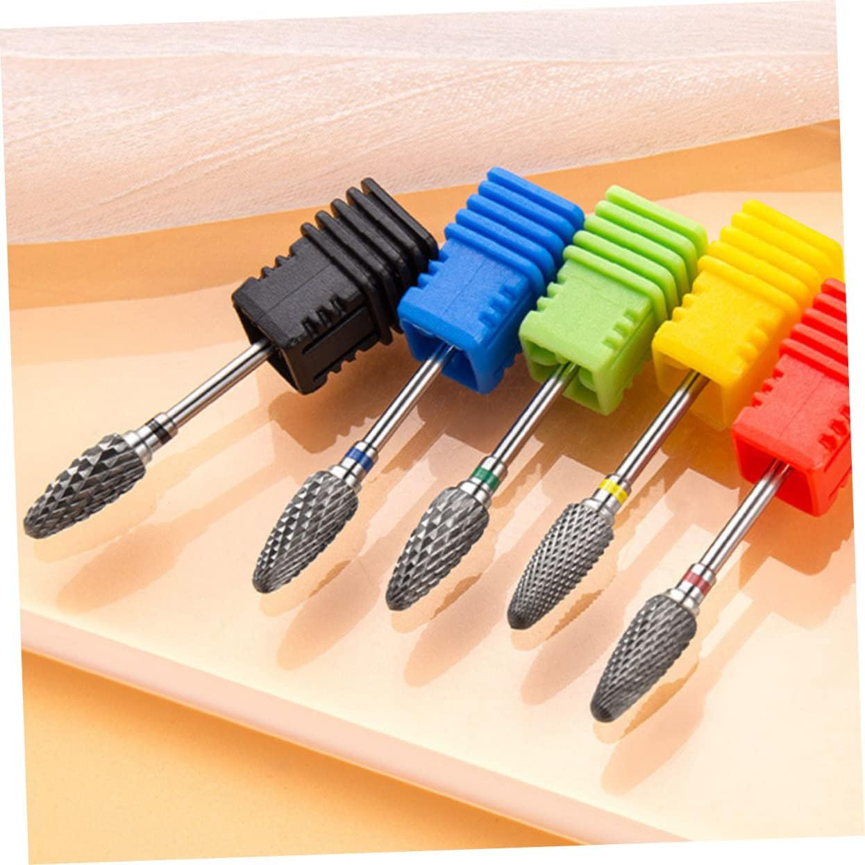 OHPHCALL Metal Drill Bit Manicure Tool Tungsten Carbide Nail Grinding for Professional and Nail Art Lightweight and Manicure Drill Bits for Home and Salon Use image number 6