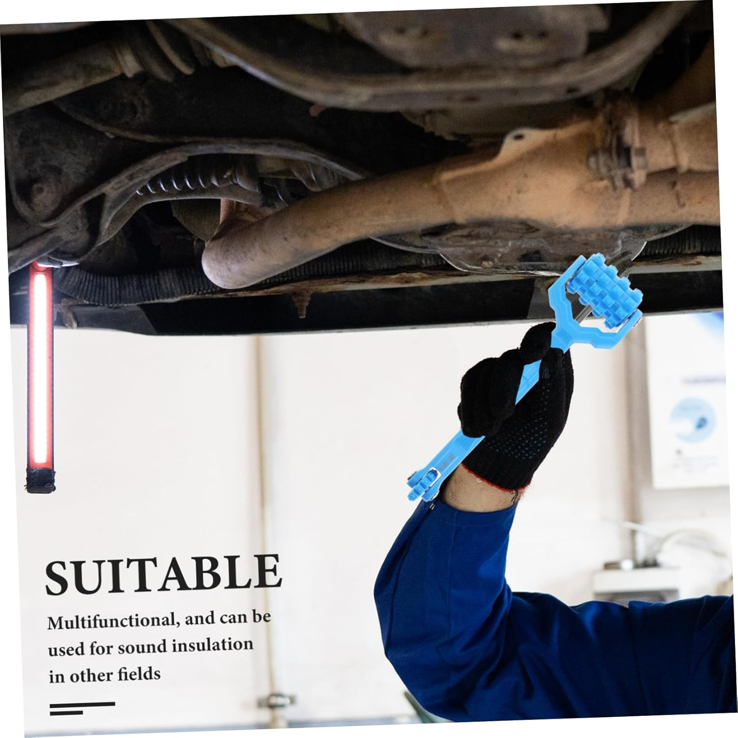 Beatifufu Automotive Sound Deadening Roller Tool Dual Head Plastic Rollers for Car Noise Reduction Versatile for Cars and Soundproofing Projects image number 1