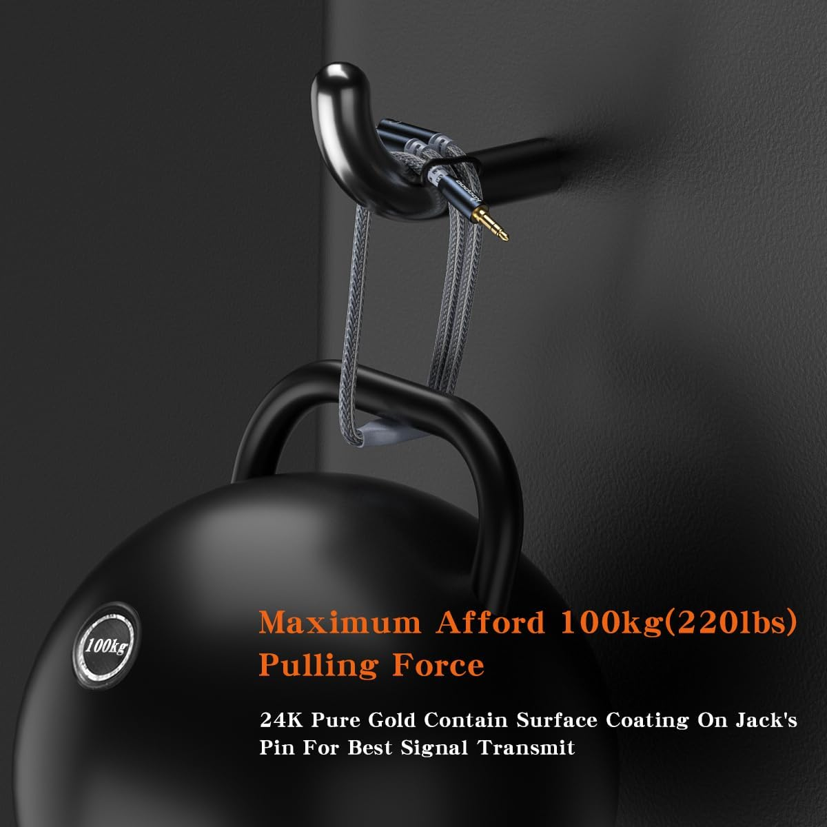 KOOPAO 3.5Mm Splitter Double Headphone Jack Stereo Audio Adapter 2 Way Aux Dual Earphone Jack 1 Male to 2 Female Extension Cable Compatible with PC Laptop Macbook Pro 2021 TV Ipad PS4 Speaker Headset image number 3