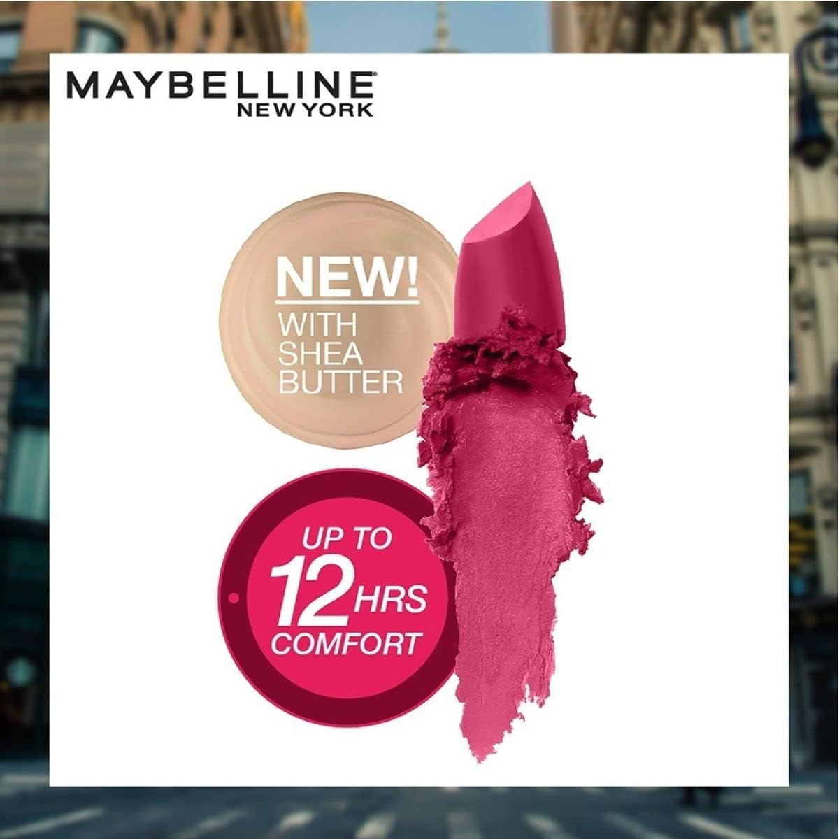 Maybelline New York Colour Sensational Creamy Mattes 680 Mesmerizing Magenta image number 1