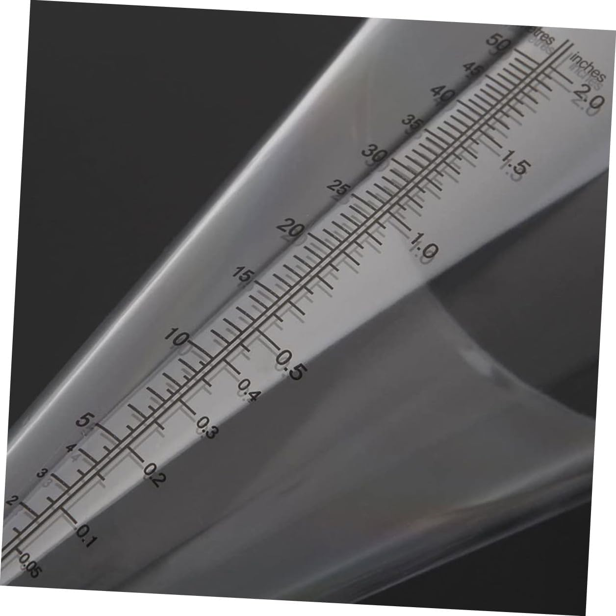 2Pcs Transparent Cone Shaped Rain Gauge with Scale Outdoor Plastic Rainfall for Garden Lawn Accurate Measurement Tool image number 4