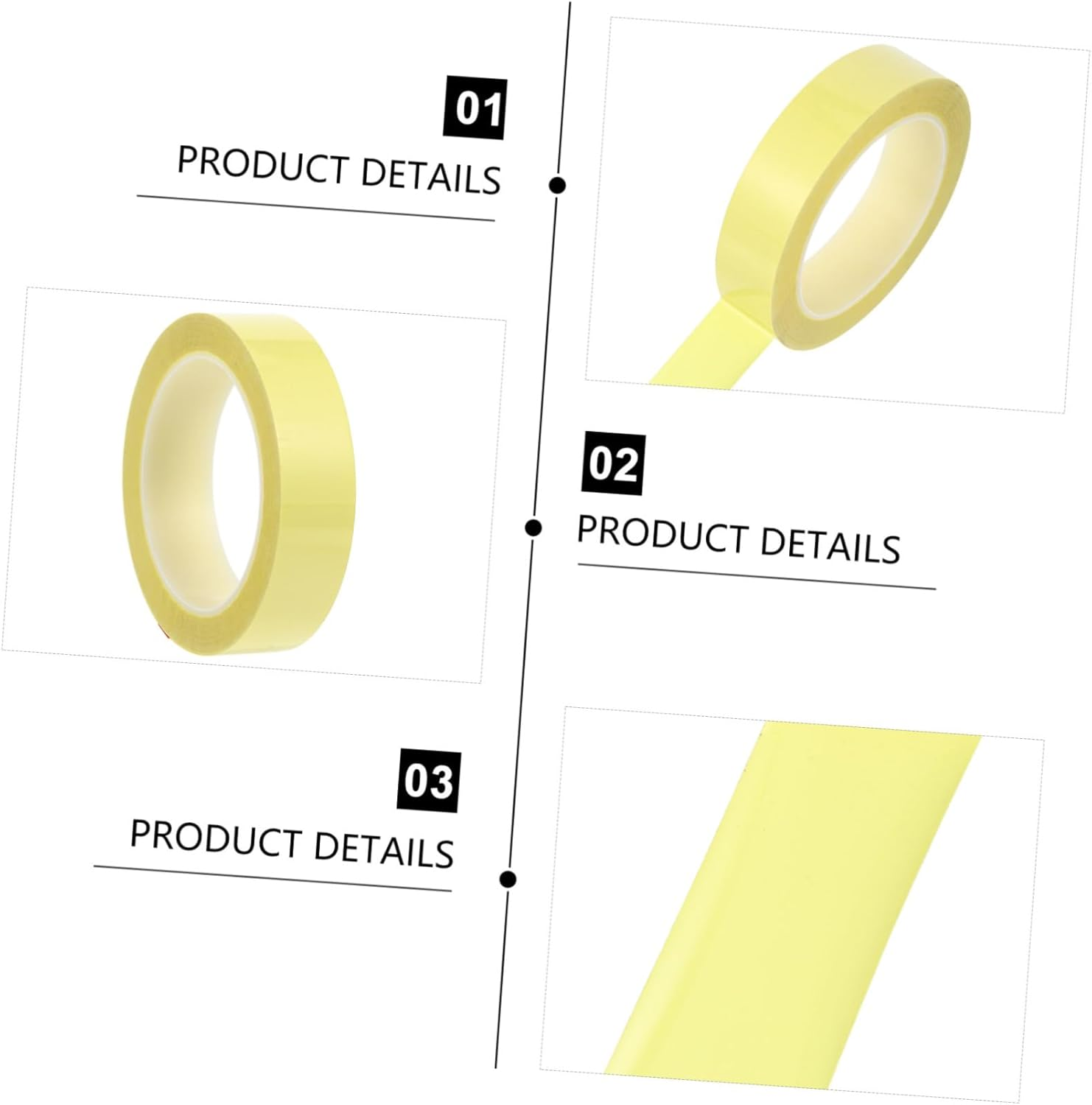 6Pcs Electrical Adhesive Tape Self Adhesive Positioning Tape Random Color image number 2