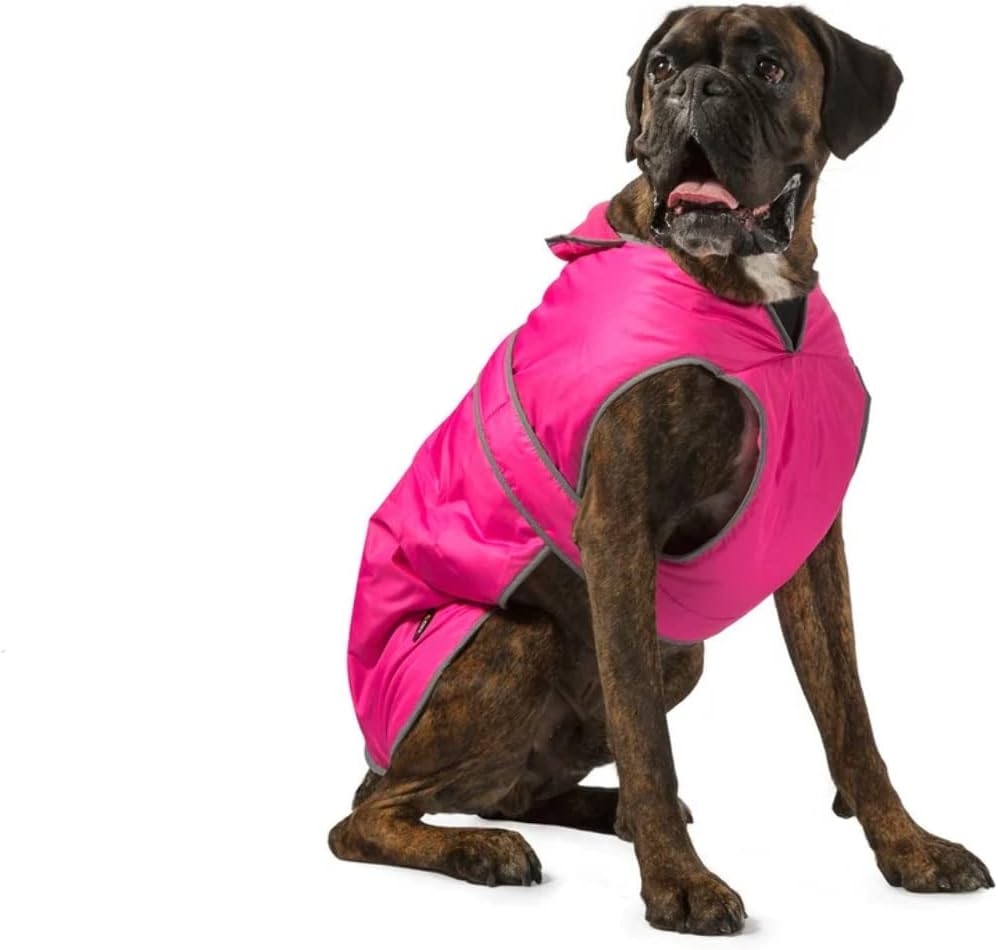 Ancol Muddy Paws All Weather Stormguard Dog Puppy Coat Chocolate - Waterproof Pet Jacket - Fleece Lining and Chest Protector - Elasticated Neck & Leg Straps - 25 Cm Length up to 43 Cm Girth - XS image number 6
