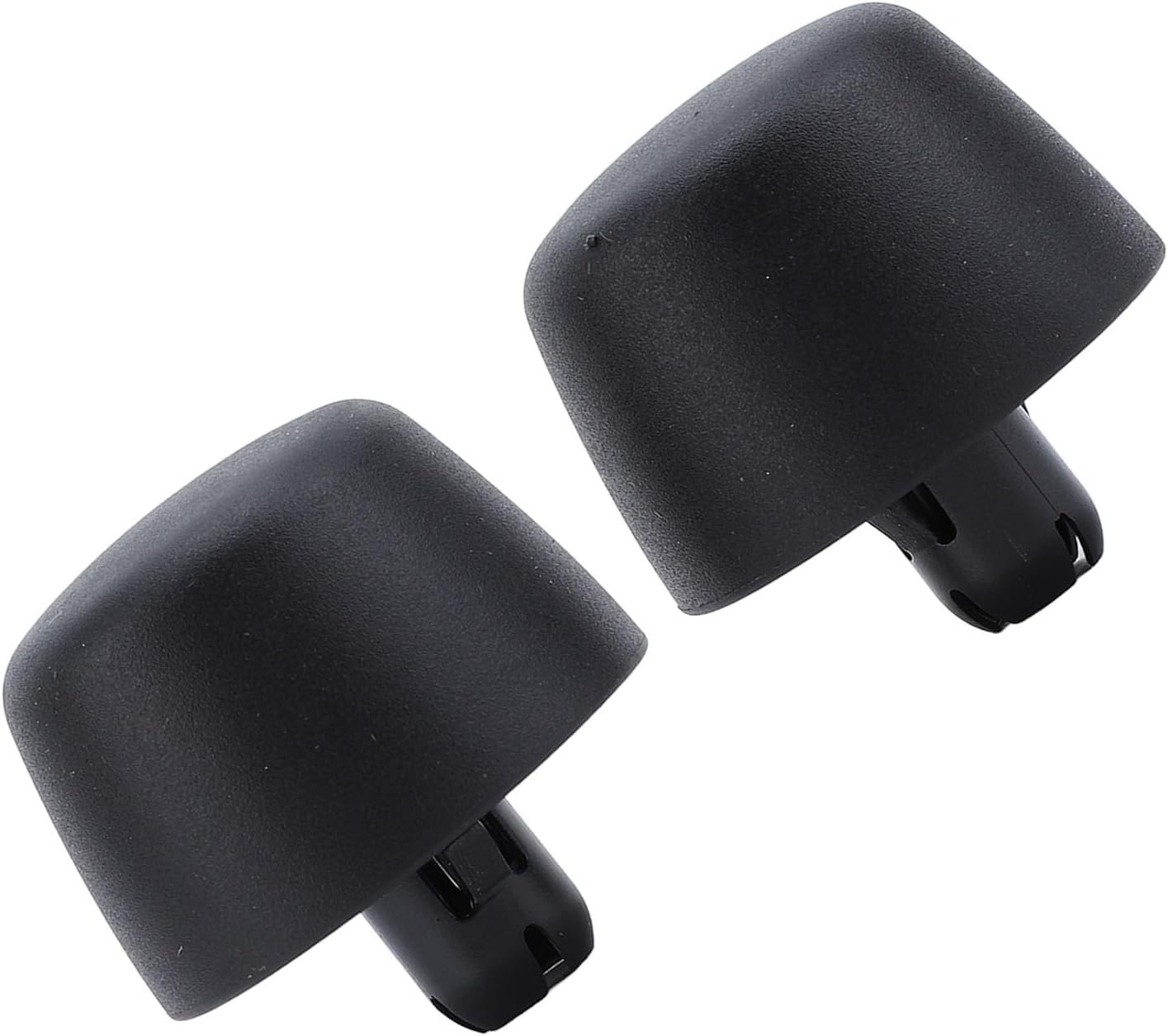 Pair of Car Hood Bumper Stop, Black Rubber Rubber Hood Stop Support Bonnet Bumper Pad Easy Installation 55395650AD Bonnet Bumper Cushion for JK One 2007 to 2018 image number 4