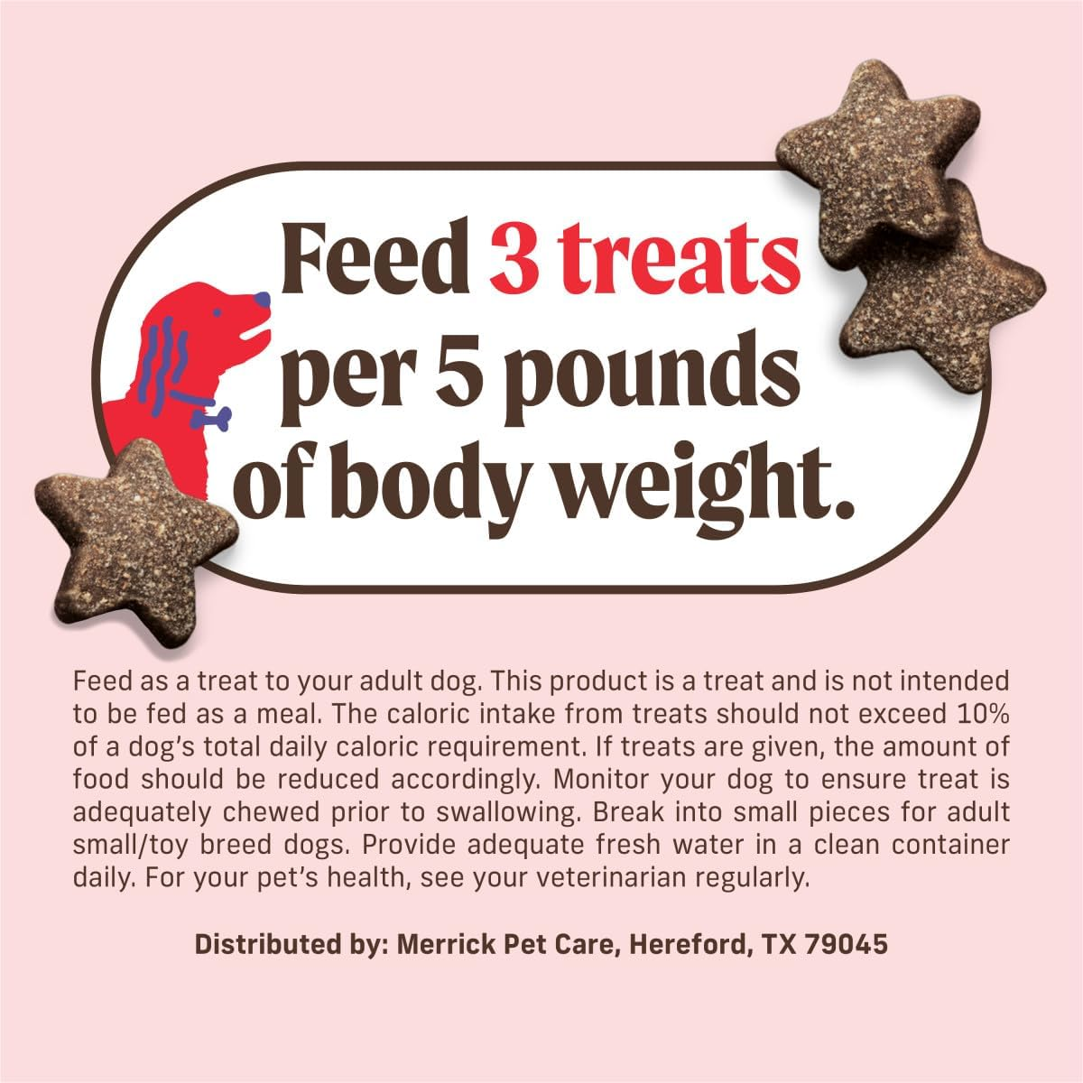 Merrick Power Bites Natural Soft and Chewy Real Meat Dog Treats, Grain Free Snack with Real Beef Recipe - 6 Oz. Bag image number 2