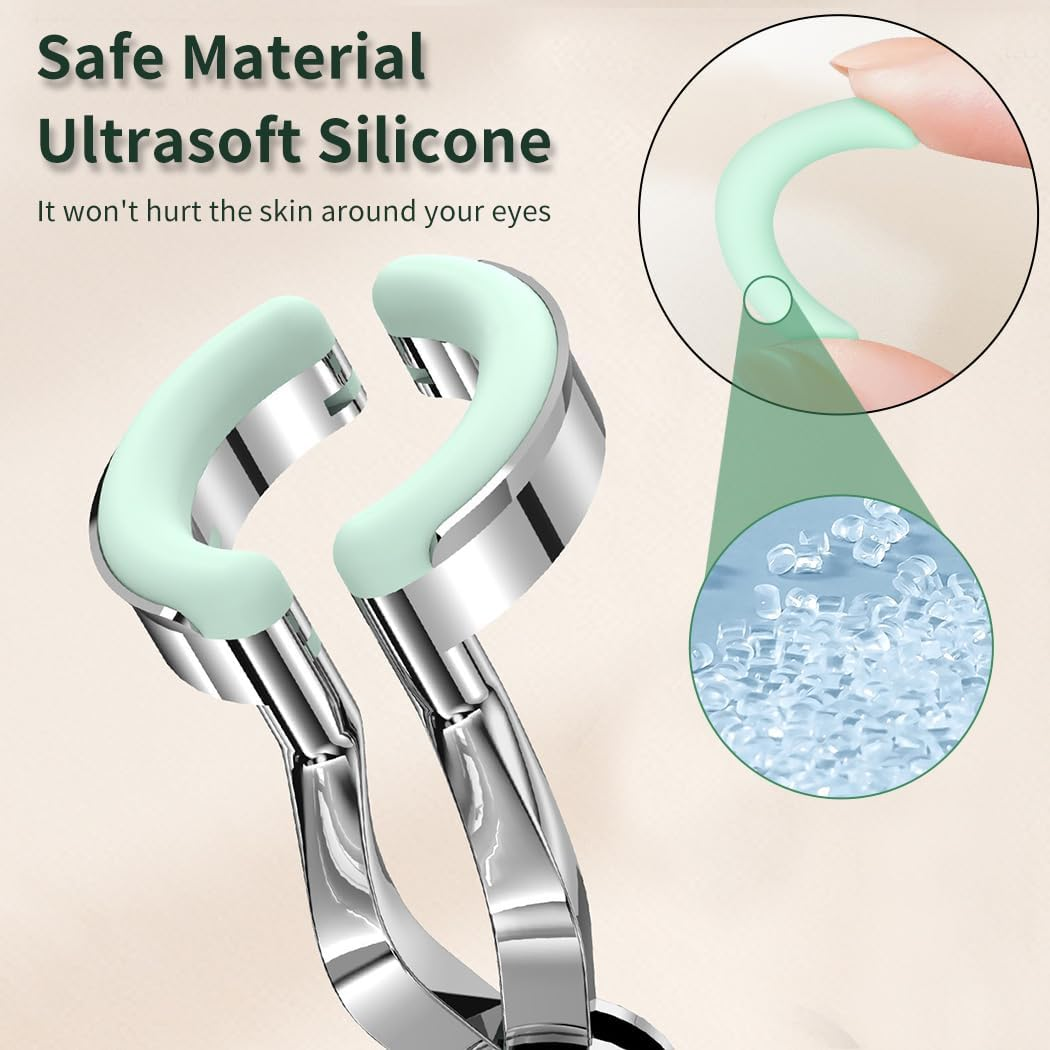 Igeyzoe Portable Contact Lens Eyelid Stretcher, Wearing Aid Tool with Insert/Remove Tool, Tweezers, Contact Lens Case (Pink) image number 1