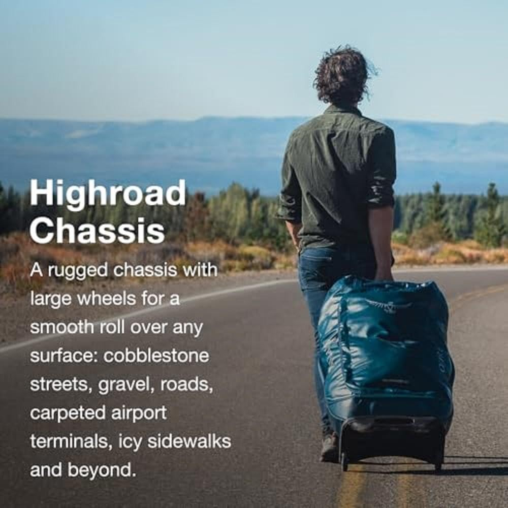 Osprey Rolling Transporter 60 Unisex Duffel Bag image number 5