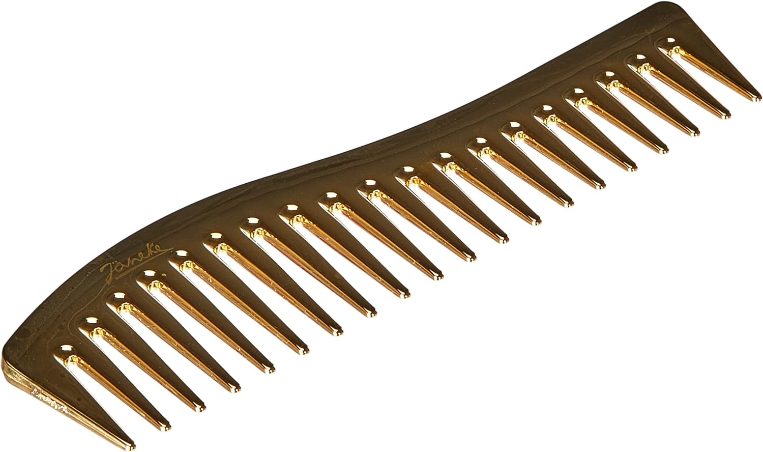 J&auml;neke Hair Comb Gold 24 Carat Styling Comb Exclusive Comb 7 Inches 18 Cm image number 3