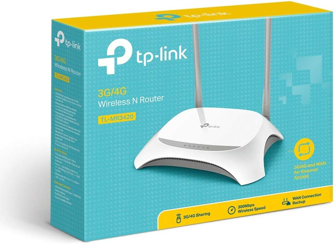 Tp-Link 3G/4G Wireless N Router, USB Modem Router, 3G/4G & WAN Connection, up to 300 Mbps, Connects up to 32 Devices, APP Control, Quick Security Setup Button, Easy Setup & Management (TL-MR3420) image number 4