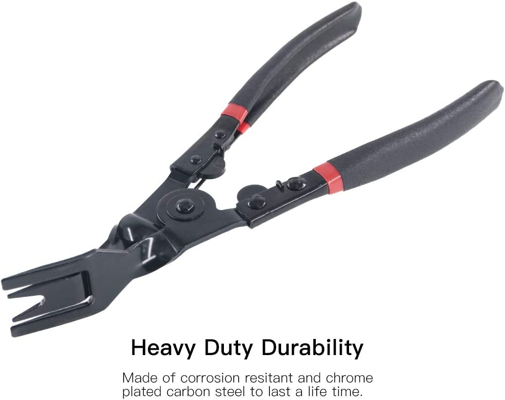 Glarks Universal Auto Door Car Upholstery Trim Clip Removal Plier Tool Door Panel Trim Clip Removal Tool Plier for Car Door Panel image number 6