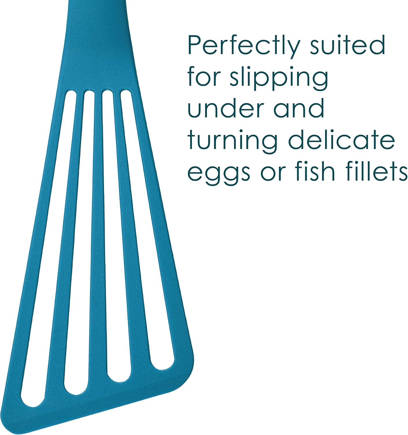 Rachael Ray Tools & Gadgets 2-Piece Nylon Turner Set, Marine Blue