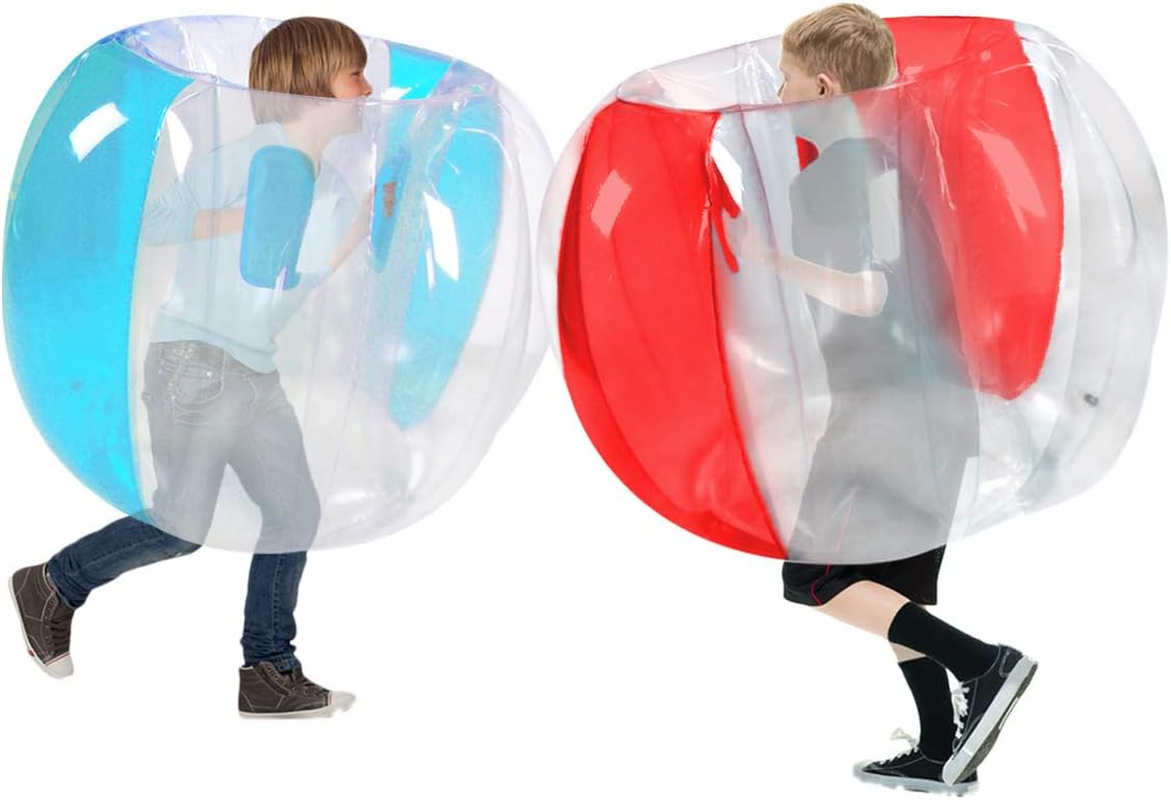 Sunshine-Mall Bubble Balls for Kids,Inflatable Buddy Bumper Balls Sumo Game Kids Soccer Ball Giant Human Hamster Knocker Ball Body Zorb Ball for Kids & Adults Outdoor Team Gaming Play.(2Pcs 36Inch) image number 1