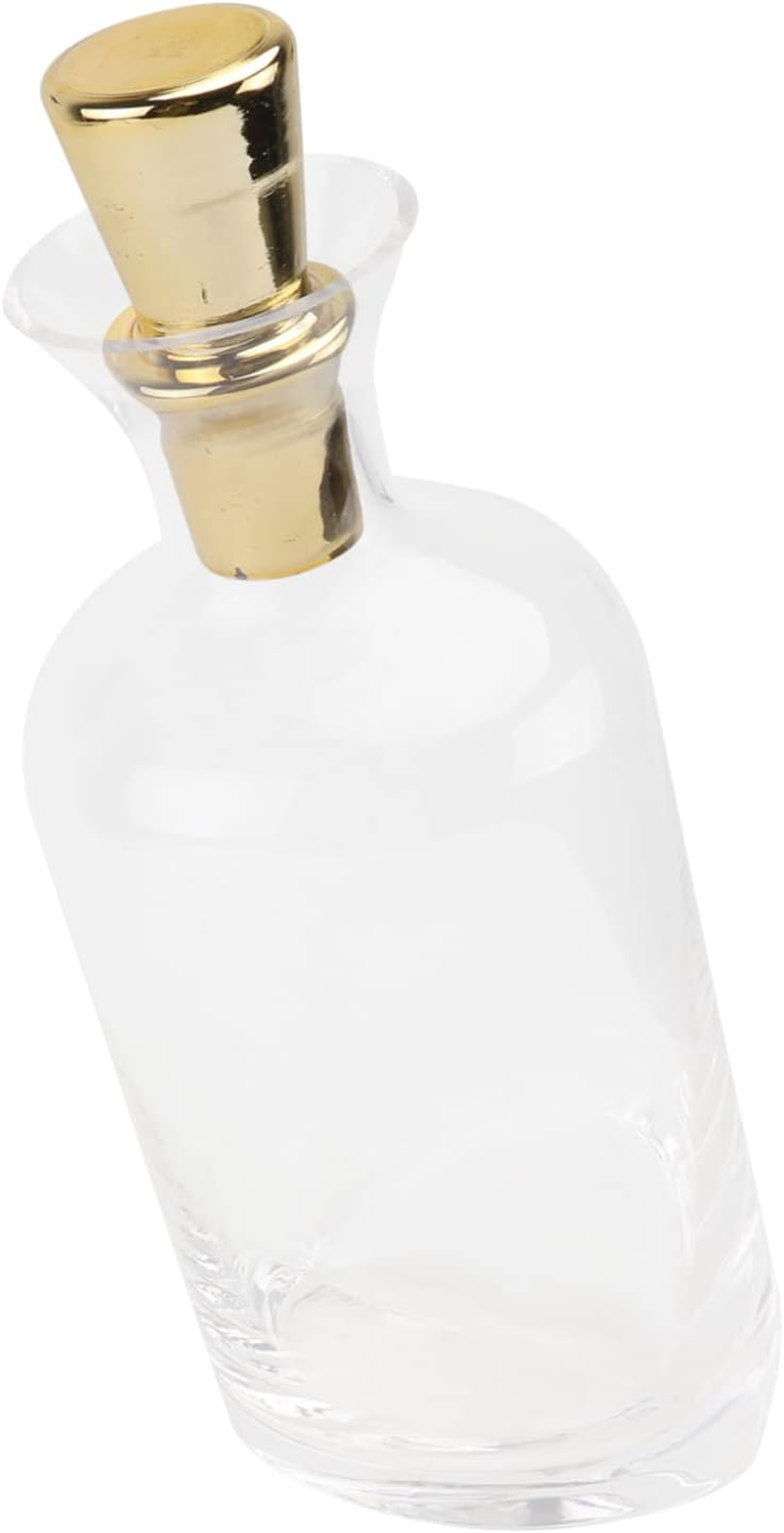 KICHOUSE 1Pc Creative Inclined Transparent Glass Decanter Nordic Style Decorative Wine Storage Smooth Edges Stable Placement for Barware Kitchen Decor image number 5
