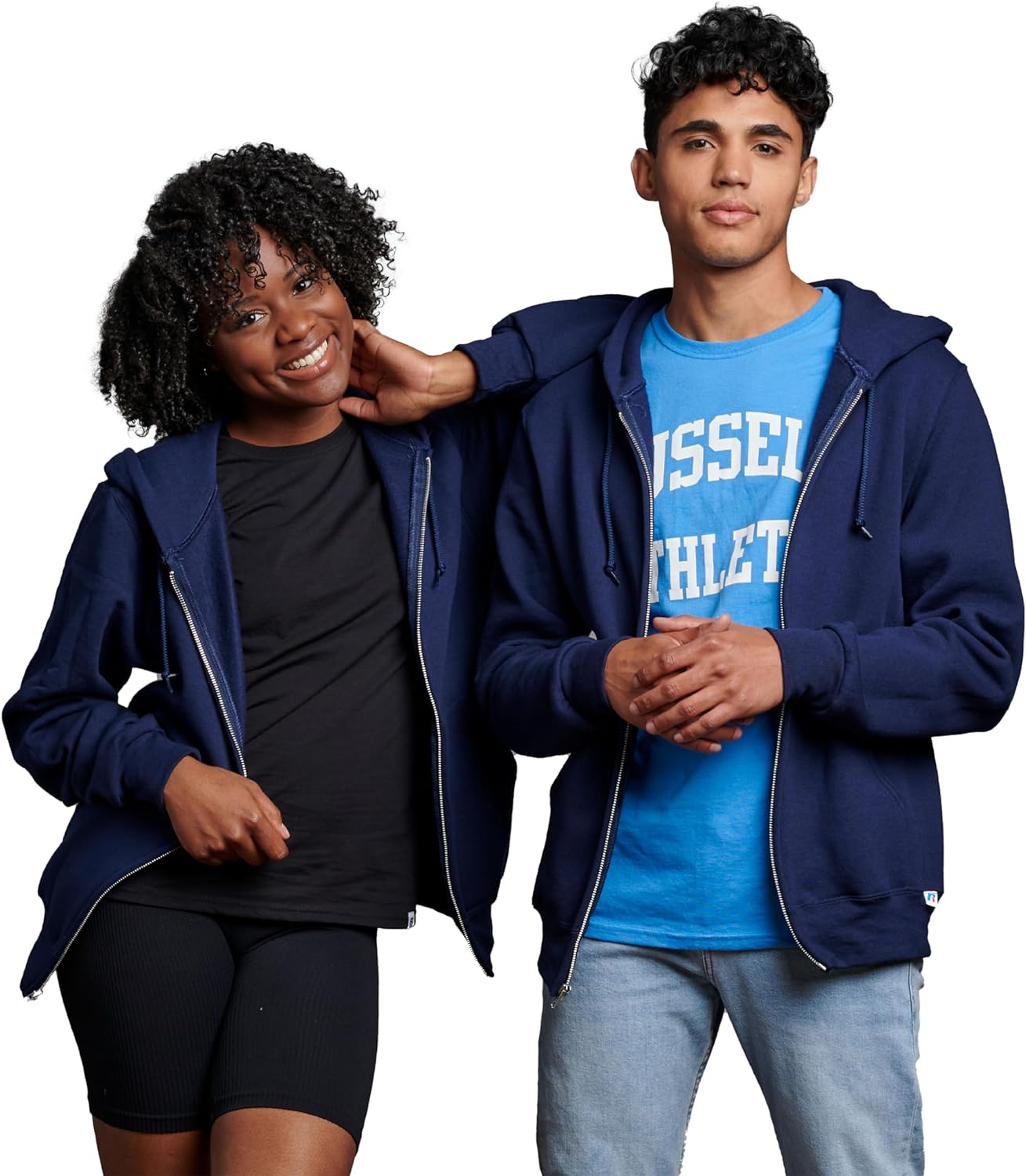 Russell Athletic Men'S Dri Power Full Zip Fleece Hoodie