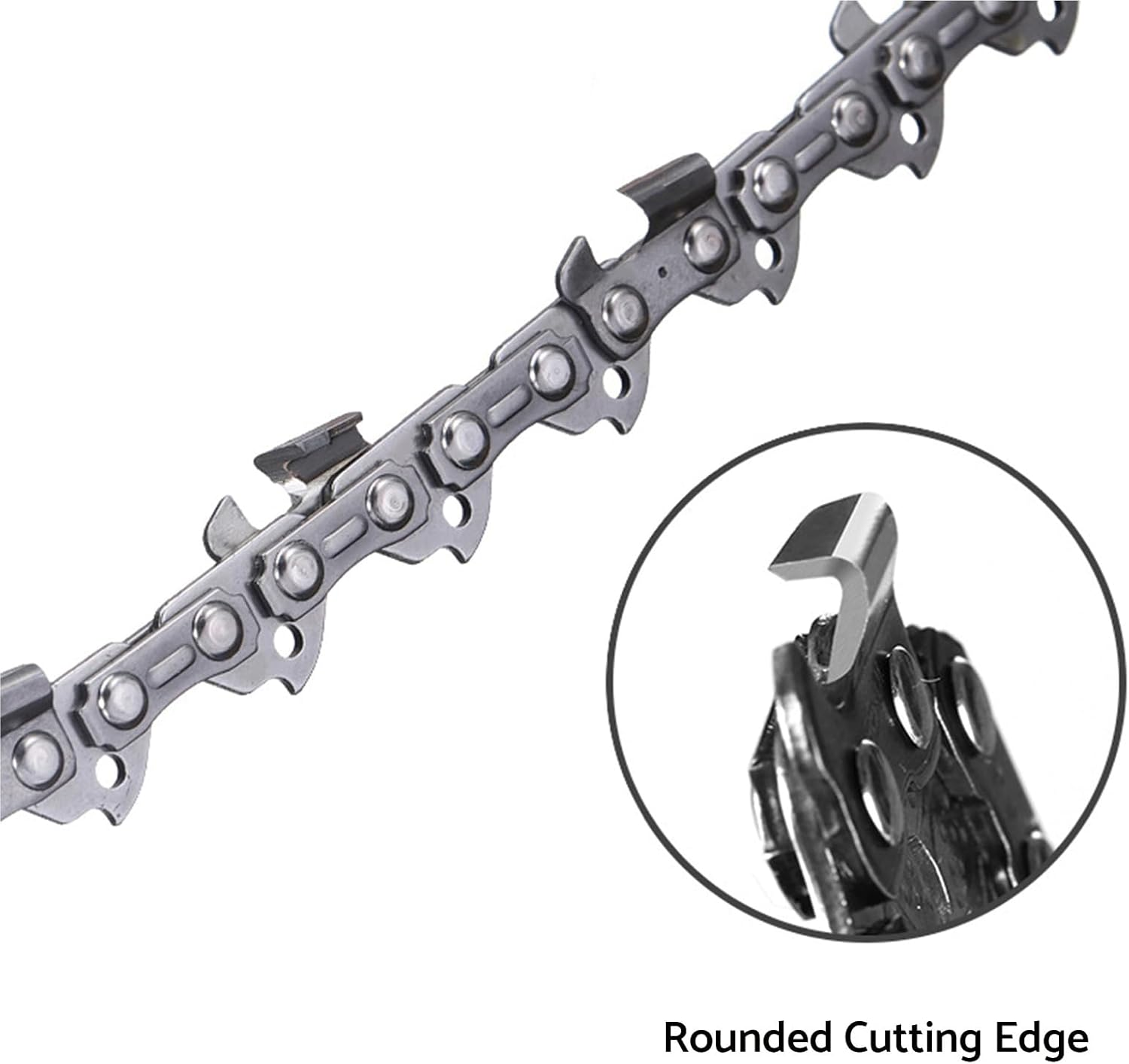1X 16" Tungsten Carbide Chainsaw Chain .043 3/8LP 56DL Suitable for MS170-MS250 image number 2