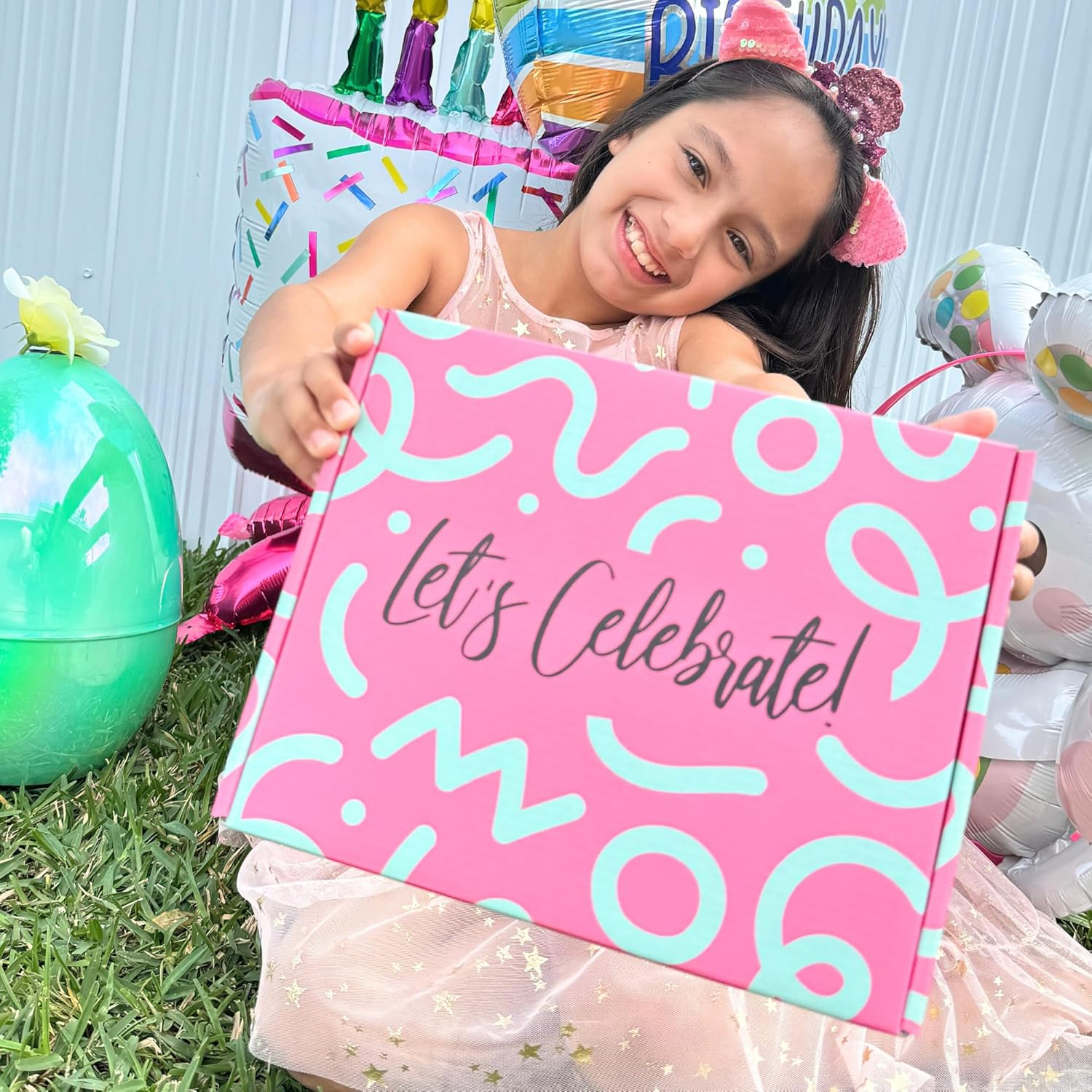 Birthday Gift Box for Teen Girls, Spa Gift Set, Gift for Girls, Teen Girl Gift Box- Set of 8 Unique Presents Hair Band, Cosmetic Bag, Makeup Brush Cleaning, Bath Bomb for Girls 9-15 Teens image number 5