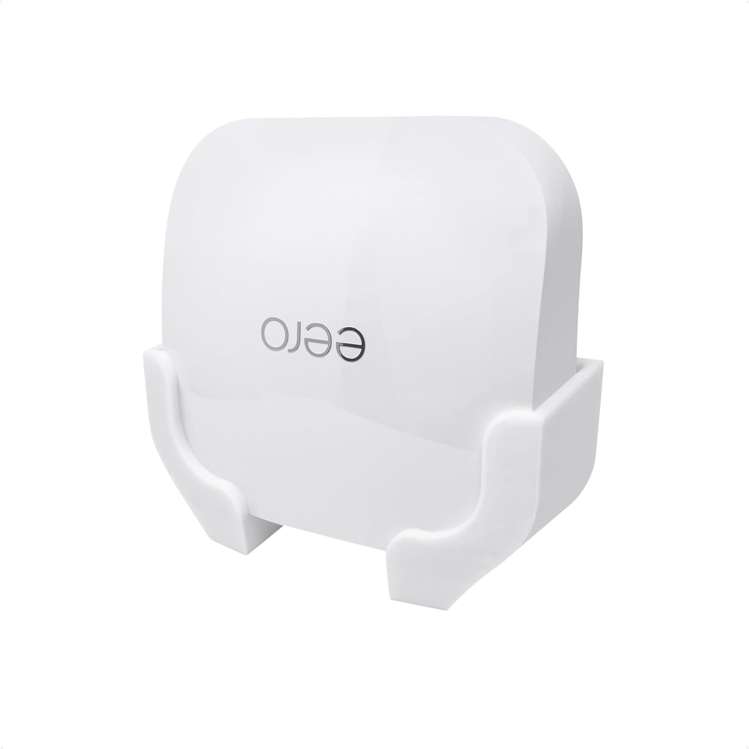 Wall Mount Compatible with EERO Pro 6 & EERO Pro 6E Mesh Wifi Router (Not Compatible with Other EERO Models), Easy Install Holder Bracket, Reduce Interference & Clutter, Adhesive & Screw-In Mounting image number 2
