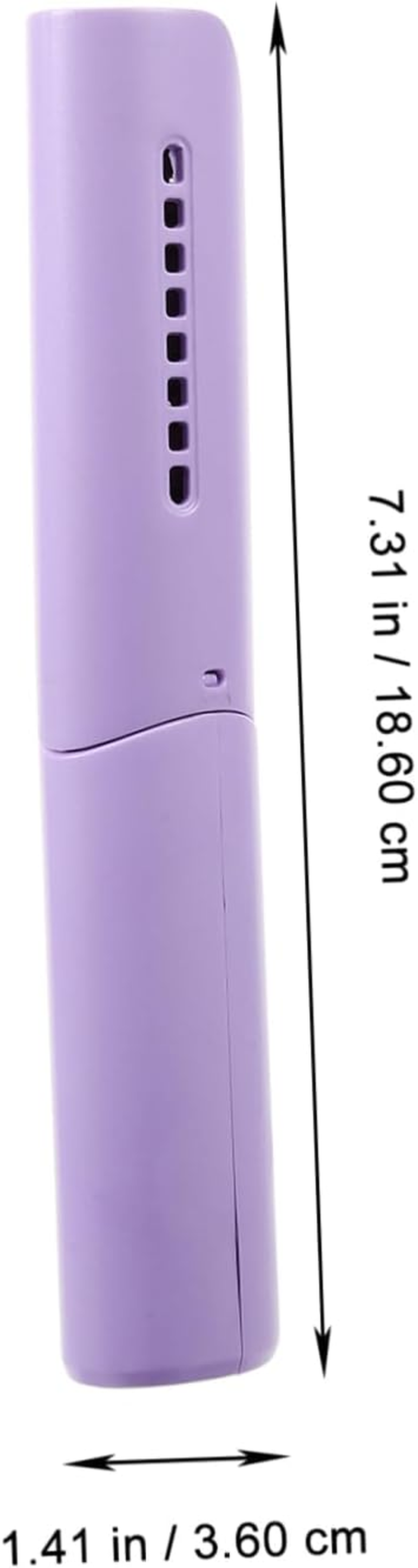 Gatuida USB Rechargeable Cordless Hair Straightener Brush Portable Compact Heated Comb for Travel Gentle Hair with Scalp Massage Function Damage Minimizing Material Convenient USB Charging image number 5