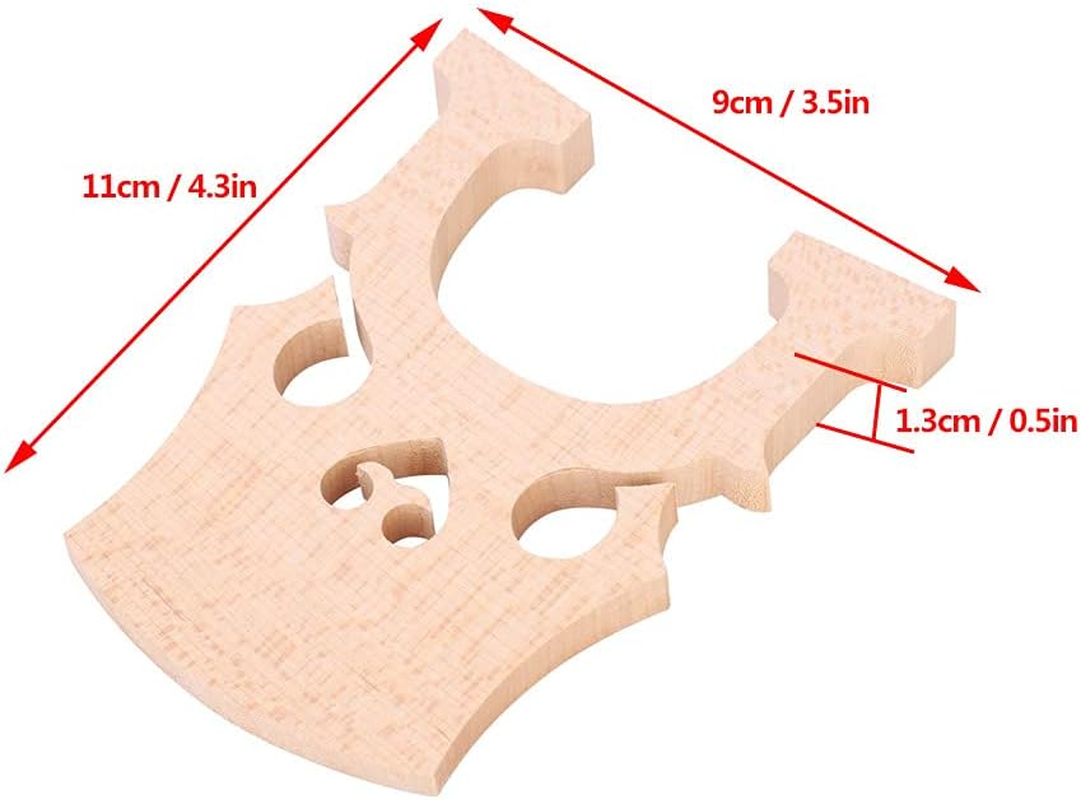 Corrosion Resistant, Cello Part, Cello Bridge, Easy to Use Solid for Concert Playing Cello Lover 4/4 3/4 Cellos image number 6
