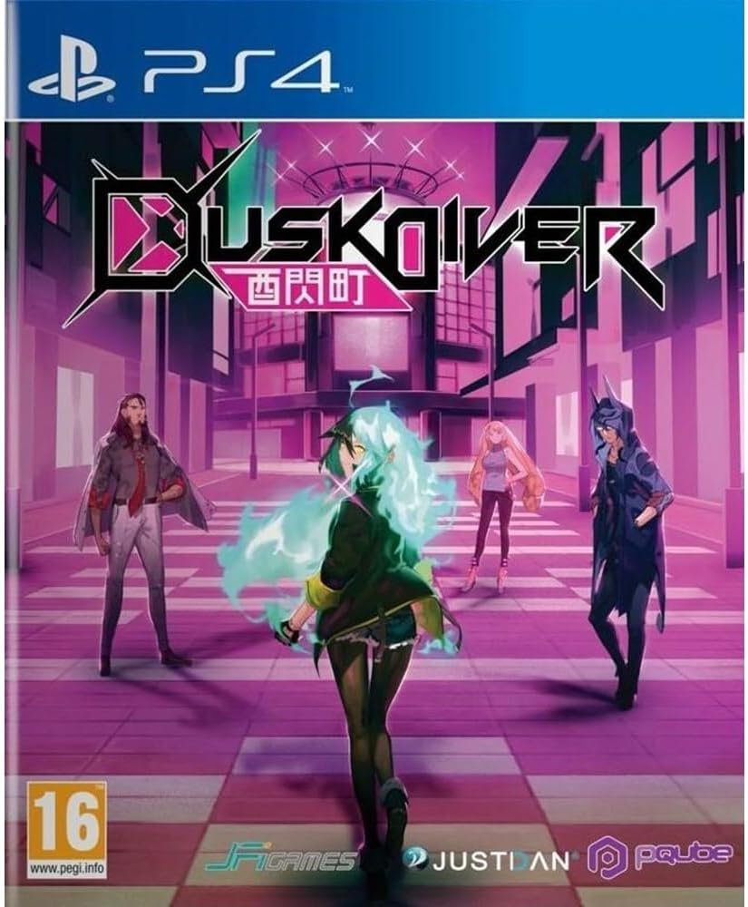 Meridiem Games Pqube Dusk Diver Playstation 4 Game for Teenagers and Older Children, Action-Adventure, Console Game