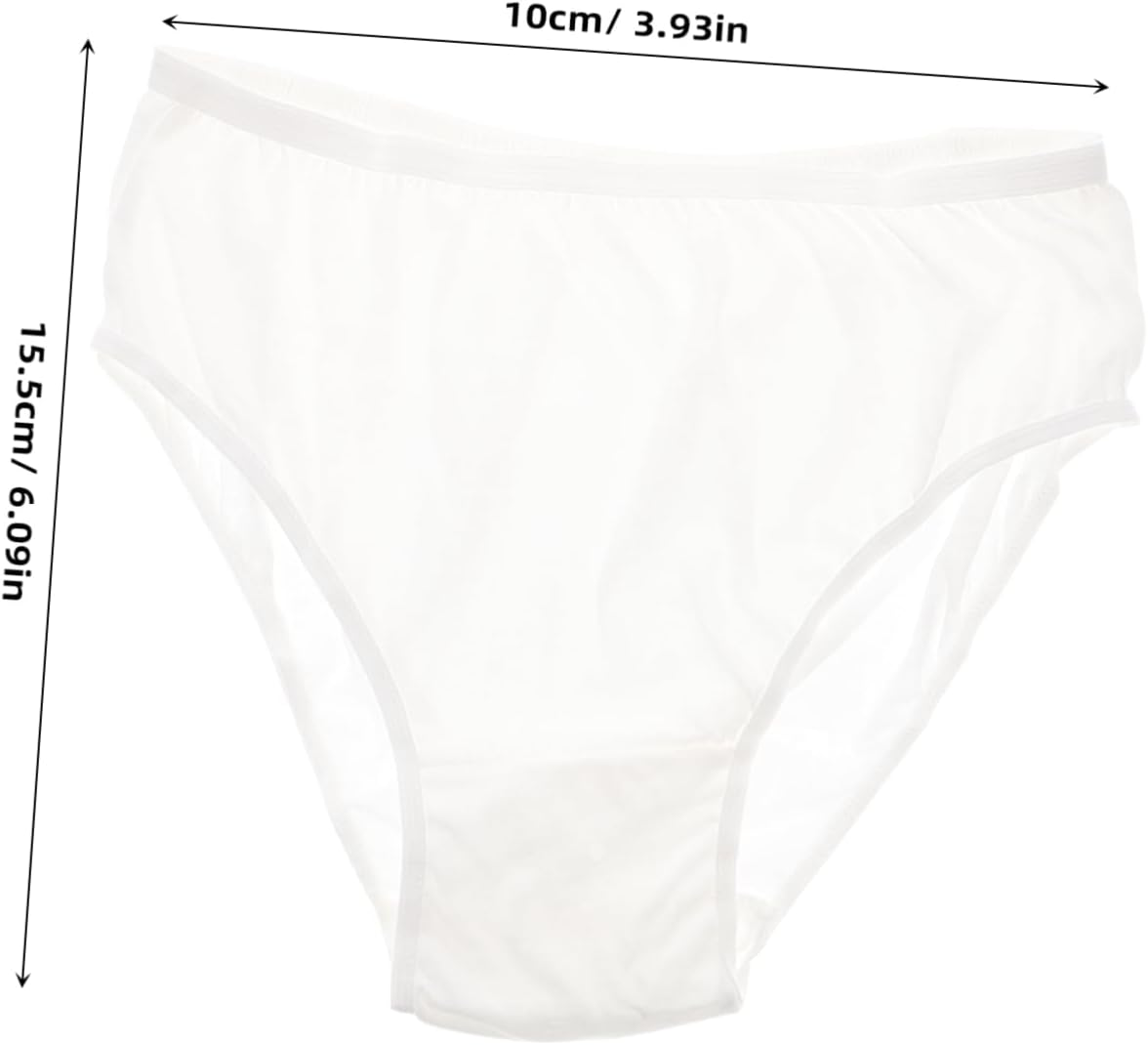 4Pcs Maternity Cotton Underwear Disposable Briefs for Pregnant Women Postpartum Underwear Sanitary Pants Comfortable Wear image number 4