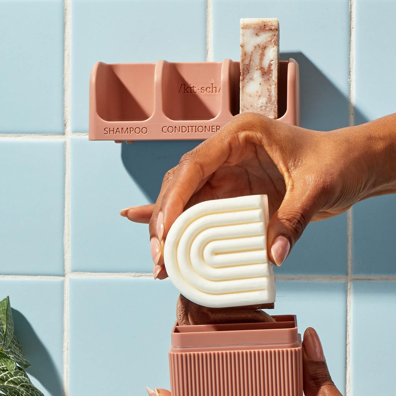 Kitsch Bottle-Free Beauty Travel Case, Terracotta image number 5