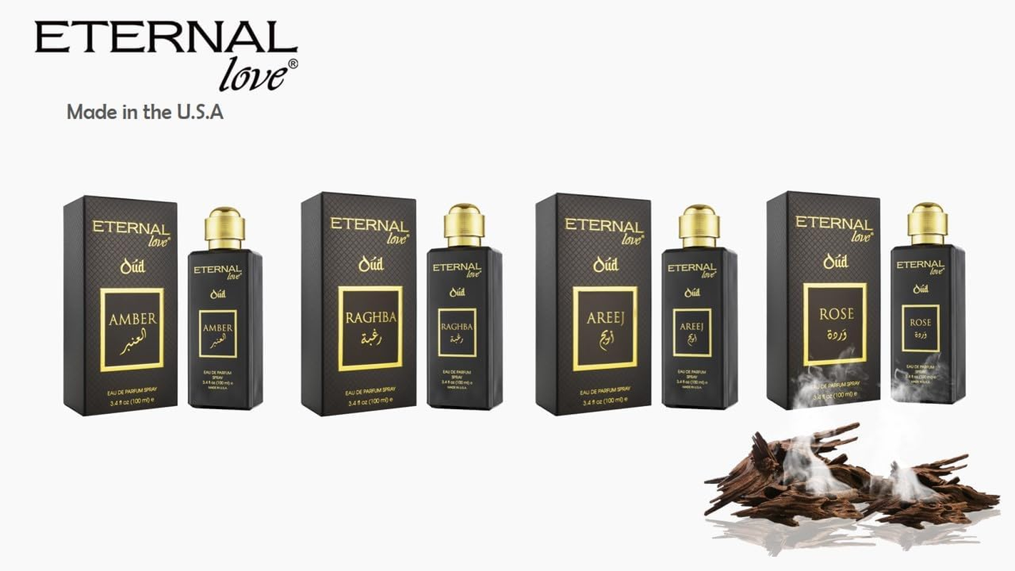 Eternal Love Oud Raghba Eau De Parfum Spray 100 Ml image number 2