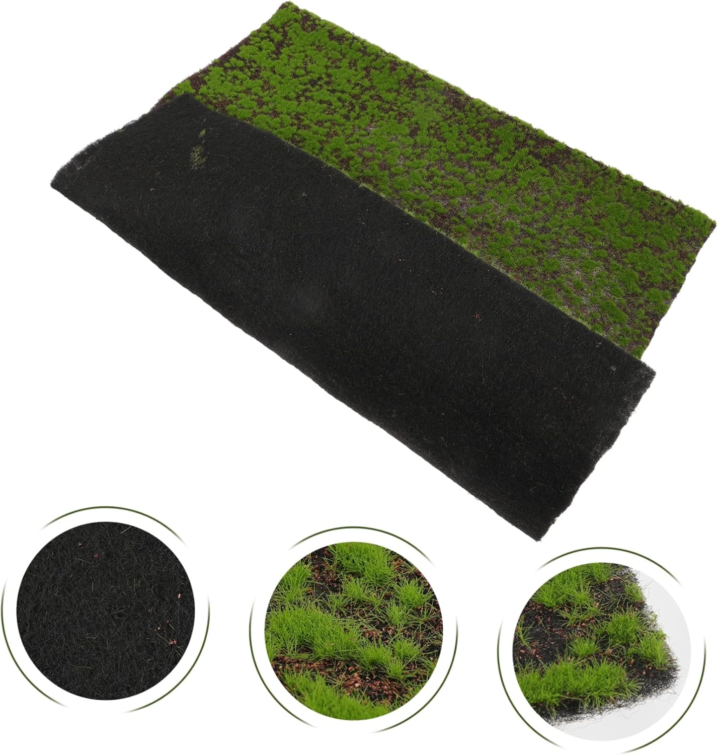HOOTNEE Artificial Moss Fake Grass Micro Landscape Accessory Realistic Turf for Fairy Garden Decor image number 4