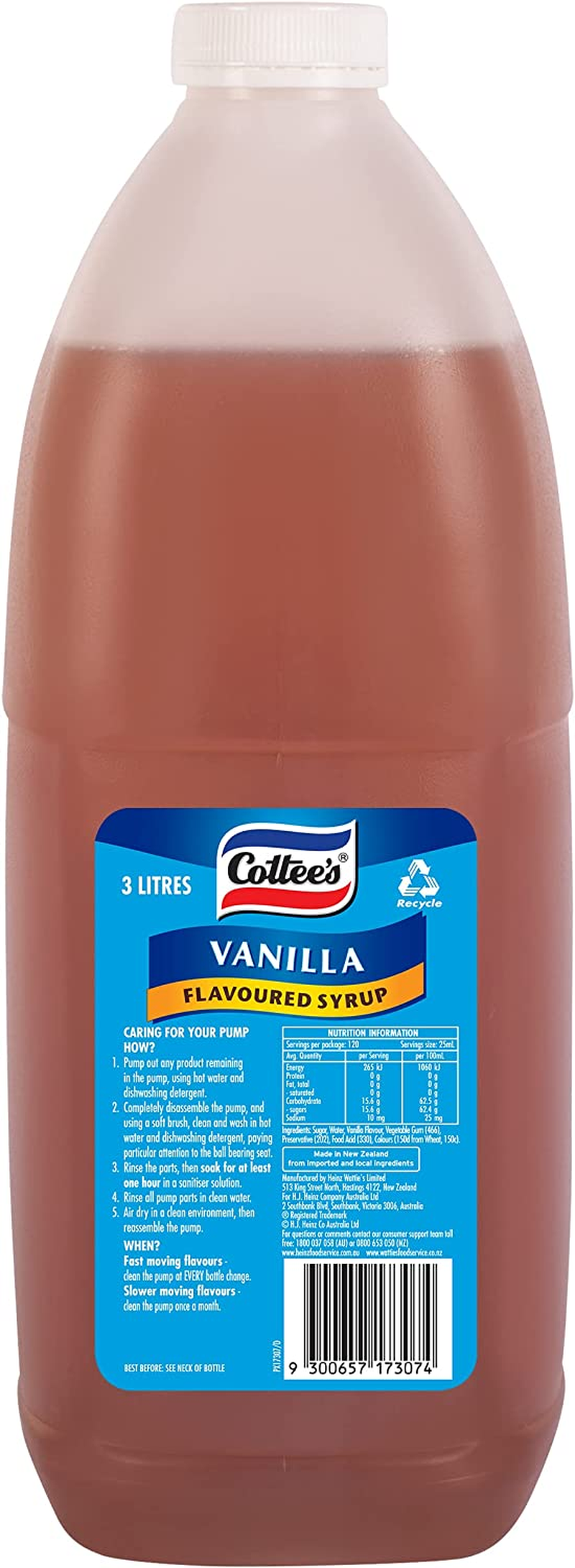 Cottees Vanilla Topping 3 Litre image number 1