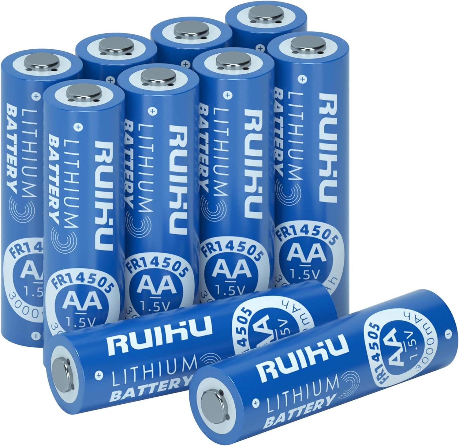 AA Batteries 10 Pack Lithium Iron Double a Batteries,1.5V 3000Mah Longer Lasting AA Lithium Batteries for Blink Camera, Flashlight, Toys, Remote Control, Non-Rechargeable (Lithium AA - 10 Count) image number 4