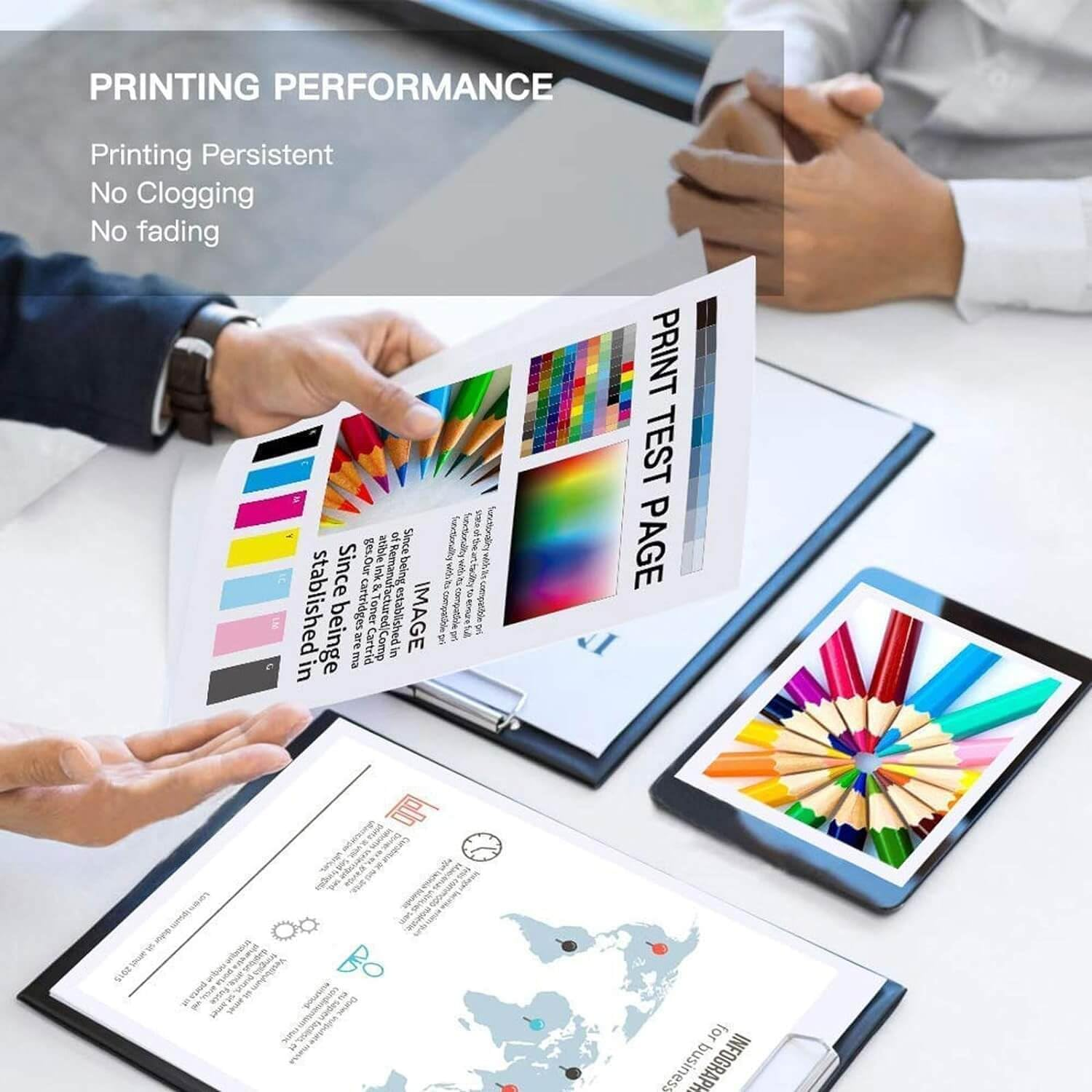 Compatible Ink for Epson 220XL for Epson Expression Home XP-220 XP-320 XP-324 XP-420 Workforce WF-2630 WF-2650 WF-2660 WF-2750 WF-2760 (1BK,1C,1M,1Y) 4 Pack image number 1