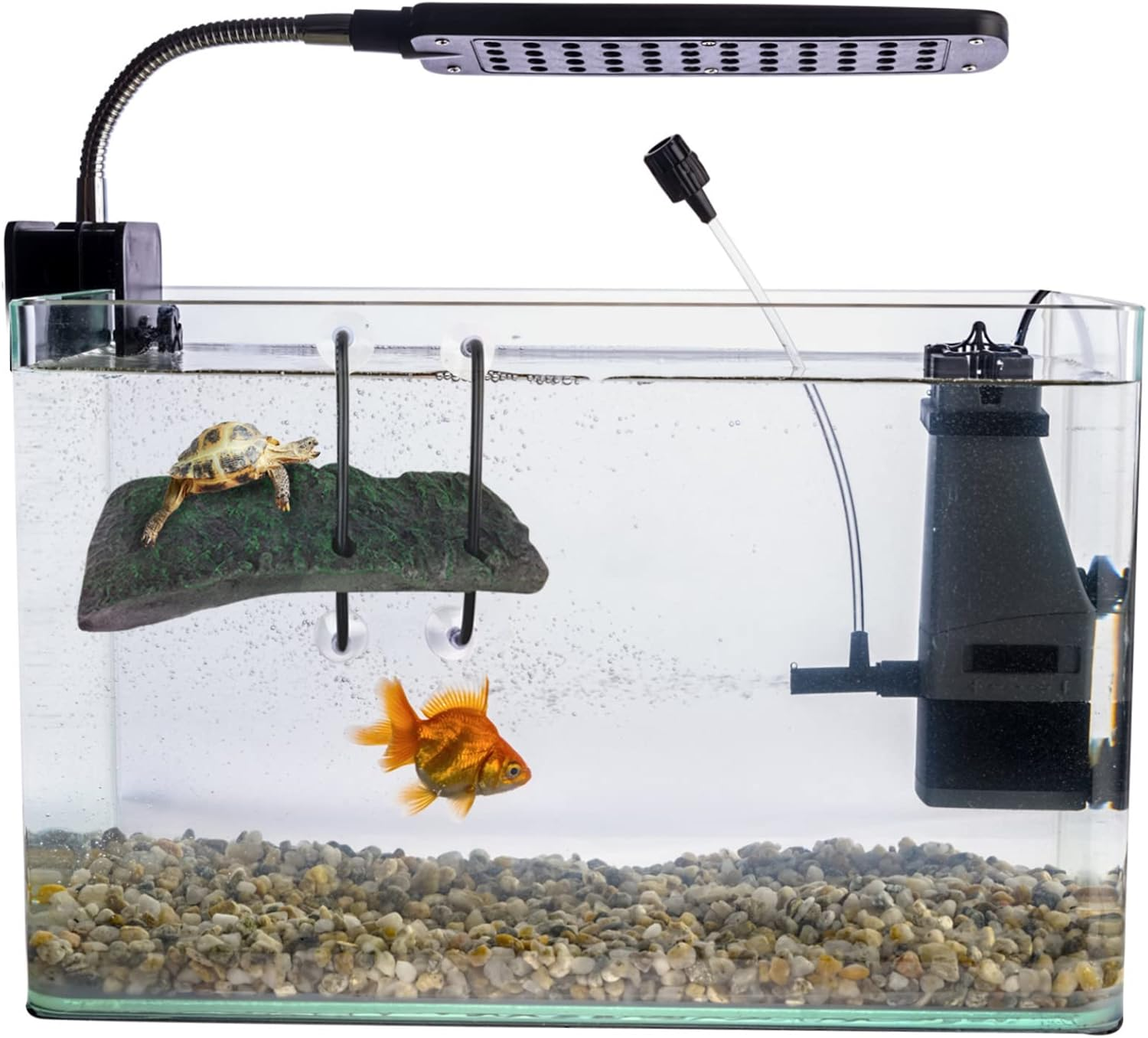 HEALEEP Simulated Bark Terrace for Turtle Tortoise Basking Platform Pet Terrace Decoration Fish Tank Ornament Turtle Float Simulation Bark image number 1