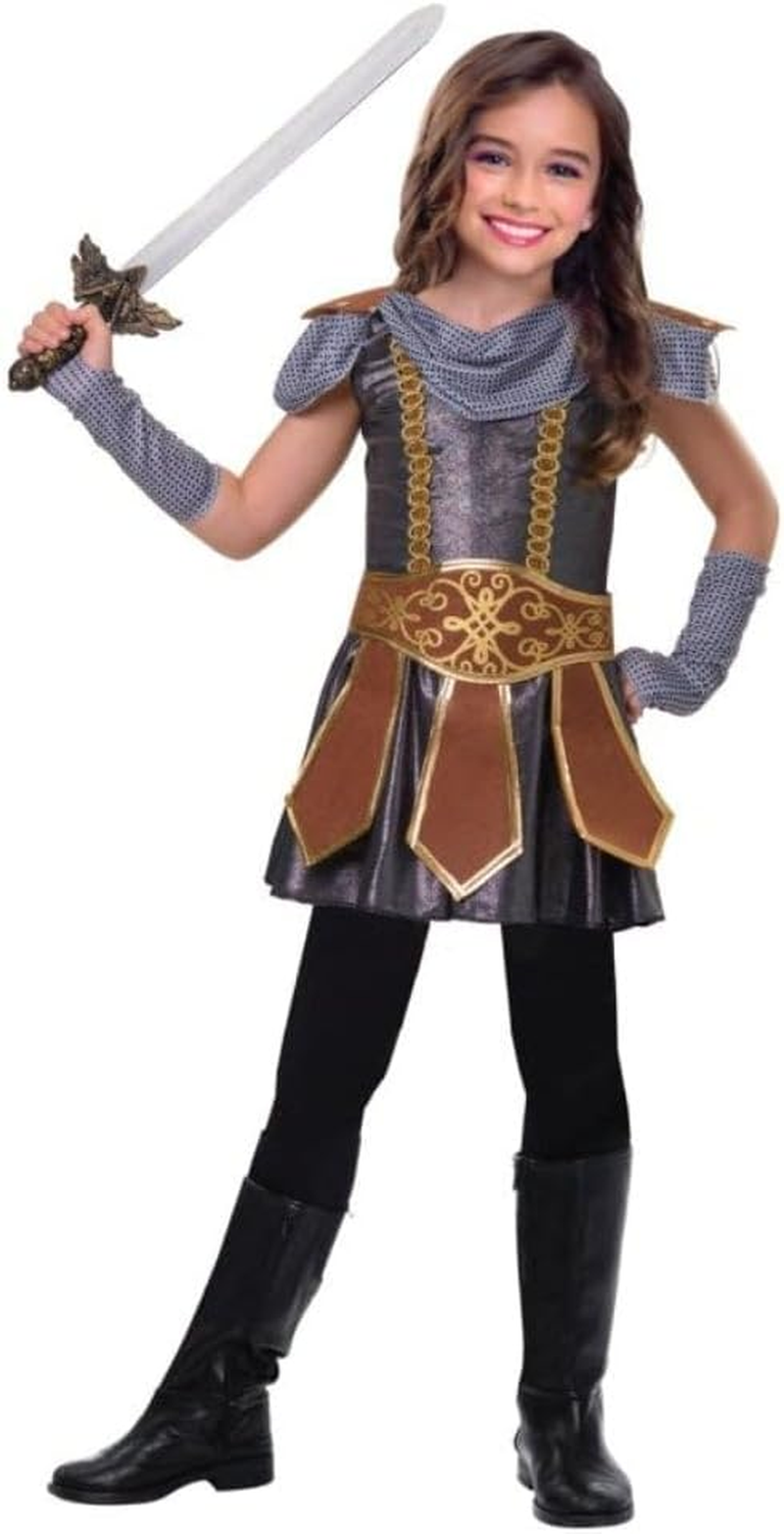 Amscan Cutie Girls Warrior Costume for 7-8 Years image number 1