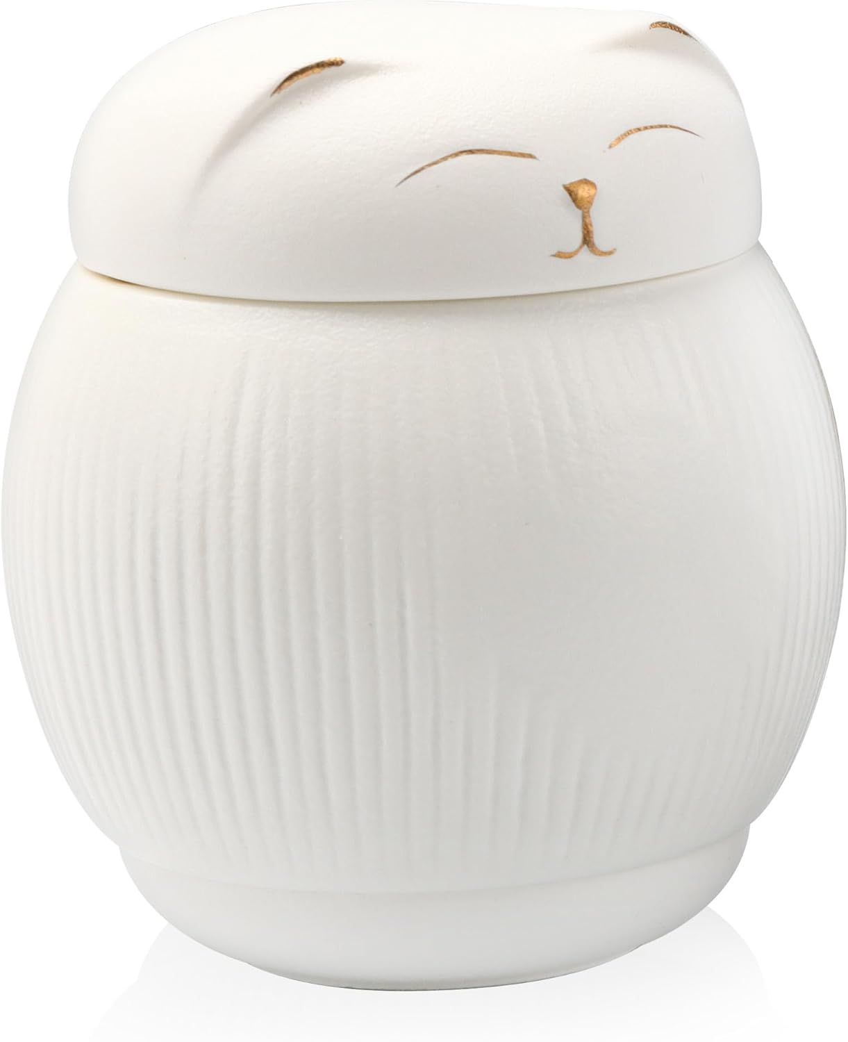 Didibirdi Ceramic Urn for Cat, Animal Urn, Pet Memory Box, Cat Urn for Ashes, White Cat Urns for Ashes (4 Kg) image number 2