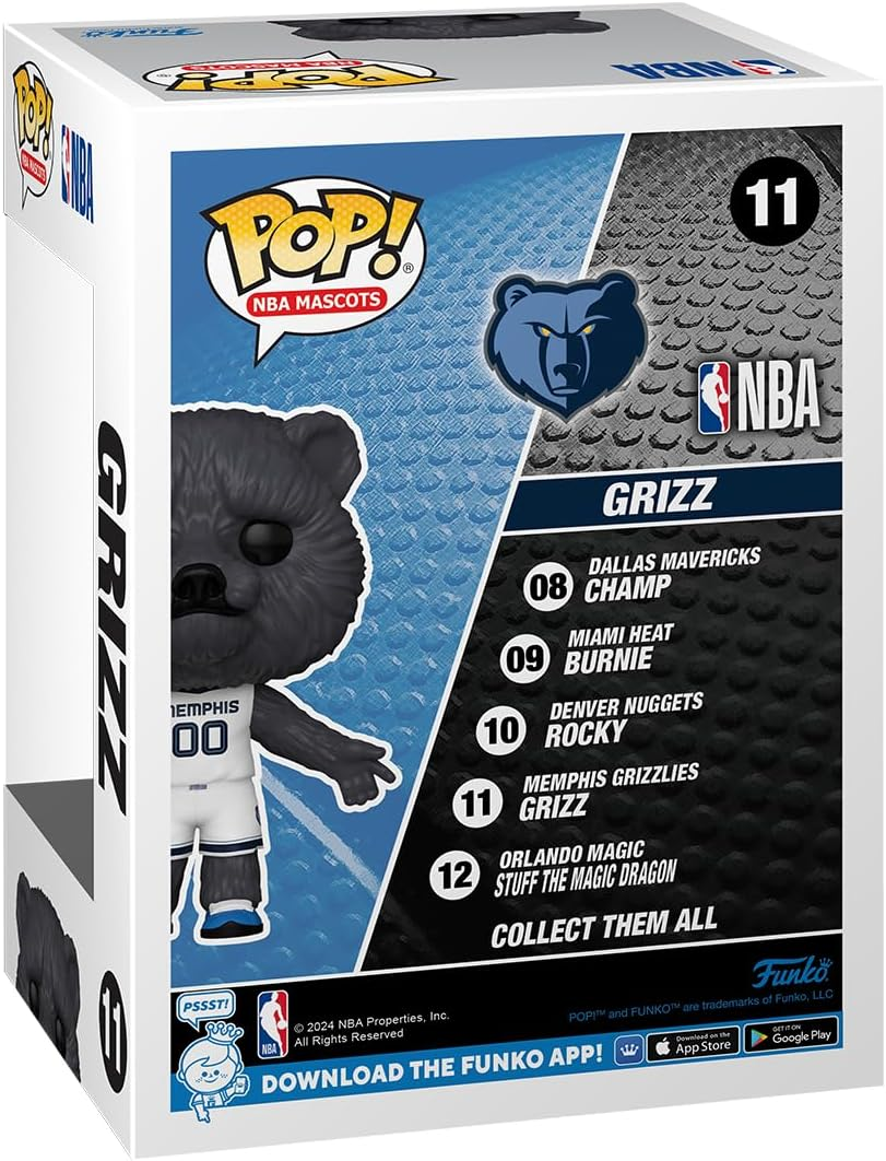 FUNKO POP! NBA: Mascots - Memphis - Grizz image number 6
