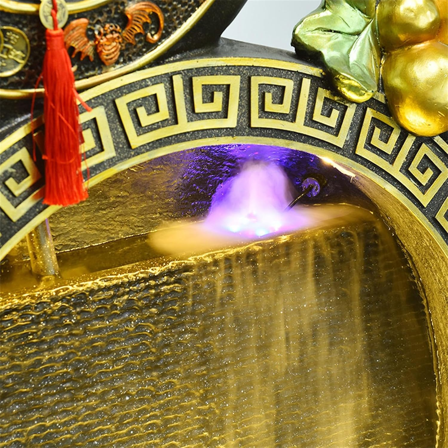 Outdoor Fountain Floor-Standing Water Fountain, Unique Gourd, Indoor Office Relaxation(Small) image number 3