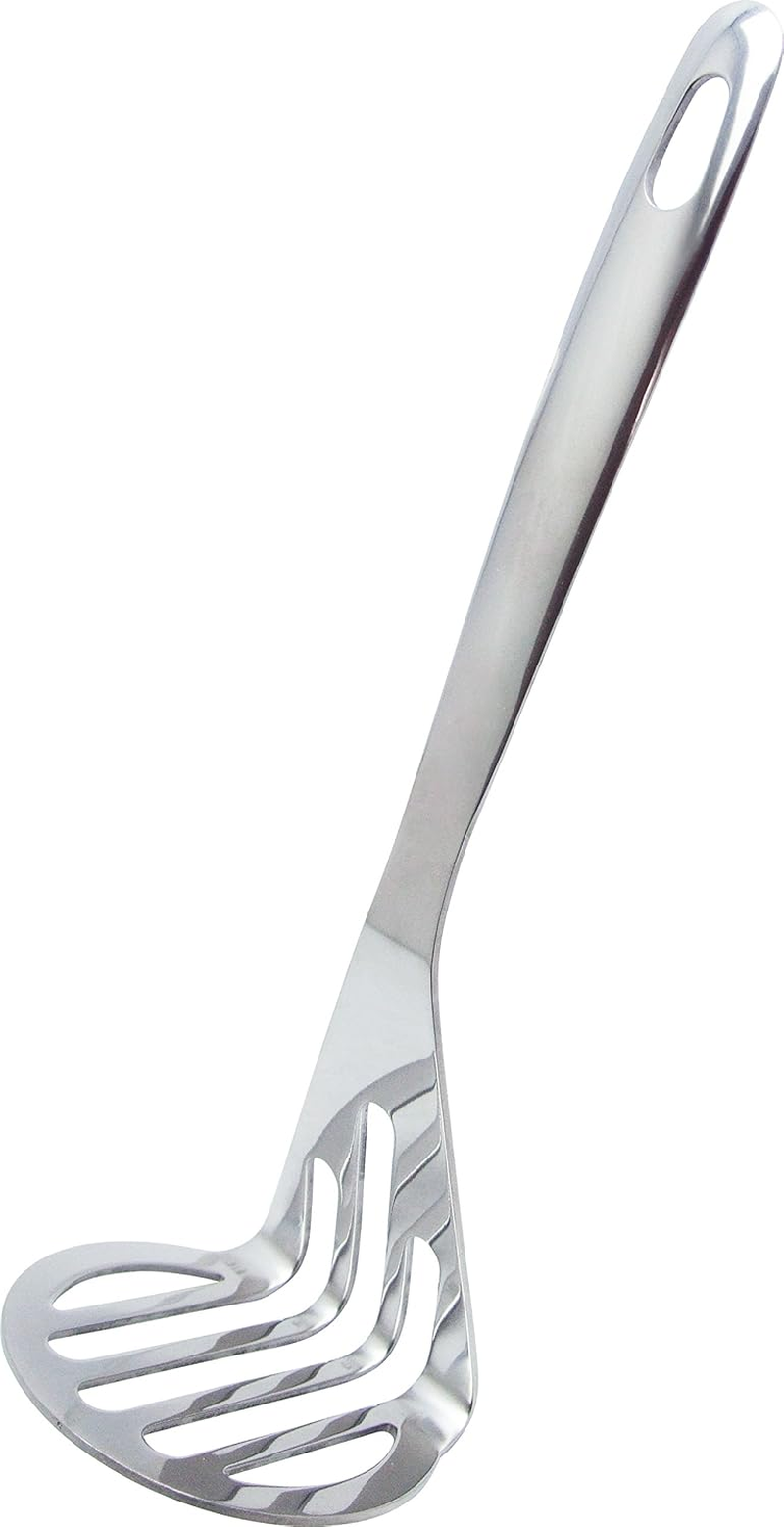 Wahei Freiz UNI-26 Kitchen Masher, Uniline, L-Shaped, All Stainless Steel, Dishwasher Safe, Made in Japan