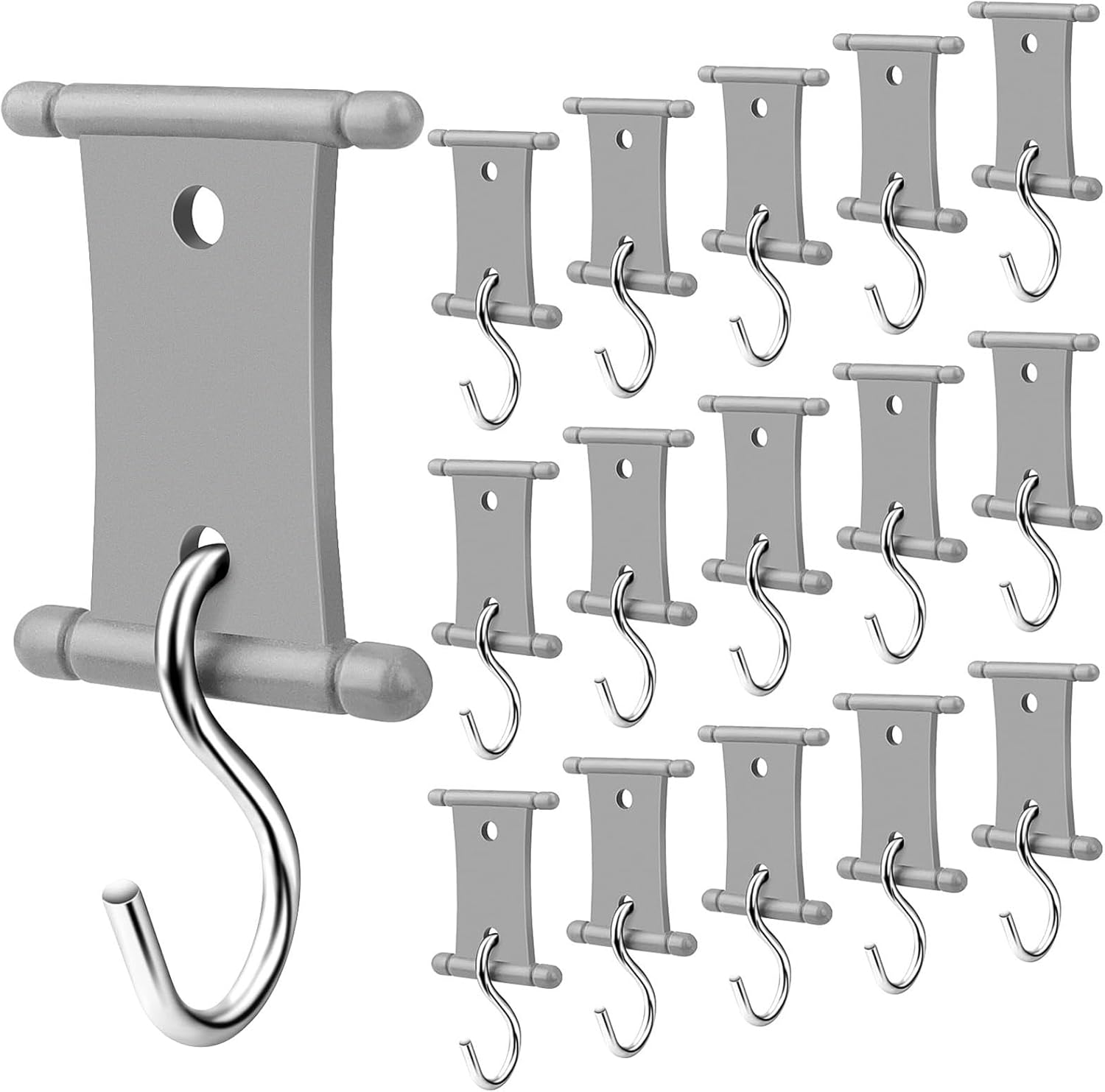 16, Metal Awning Hooks Set, Awning Hanger S Hooks, Camping Tent Awning Hooks, Heavy Duty Camping Light Hangers Awning Accessory Hooks for Rv Canopy, Camping Tents image number 4