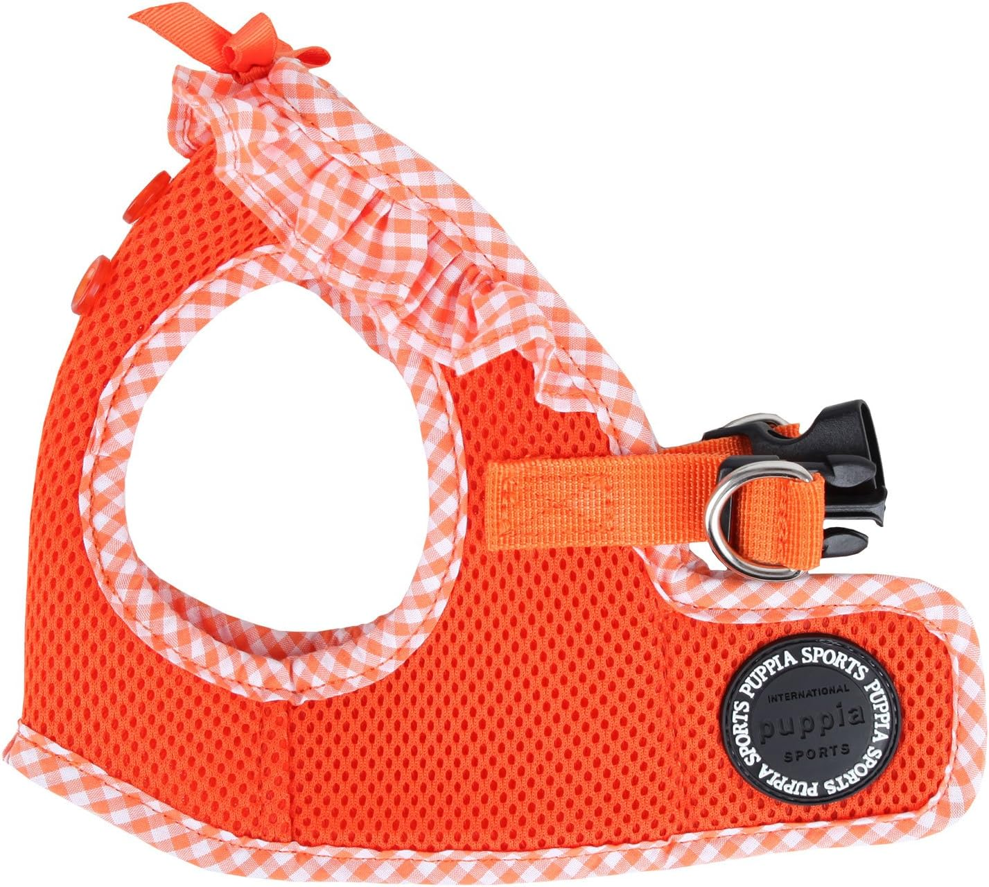 Puppia Vivien Vest Dog Harness Step-In All Season Mesh Cute No Pull No Choke Walking Training for Small Dog, Purple, X-Small