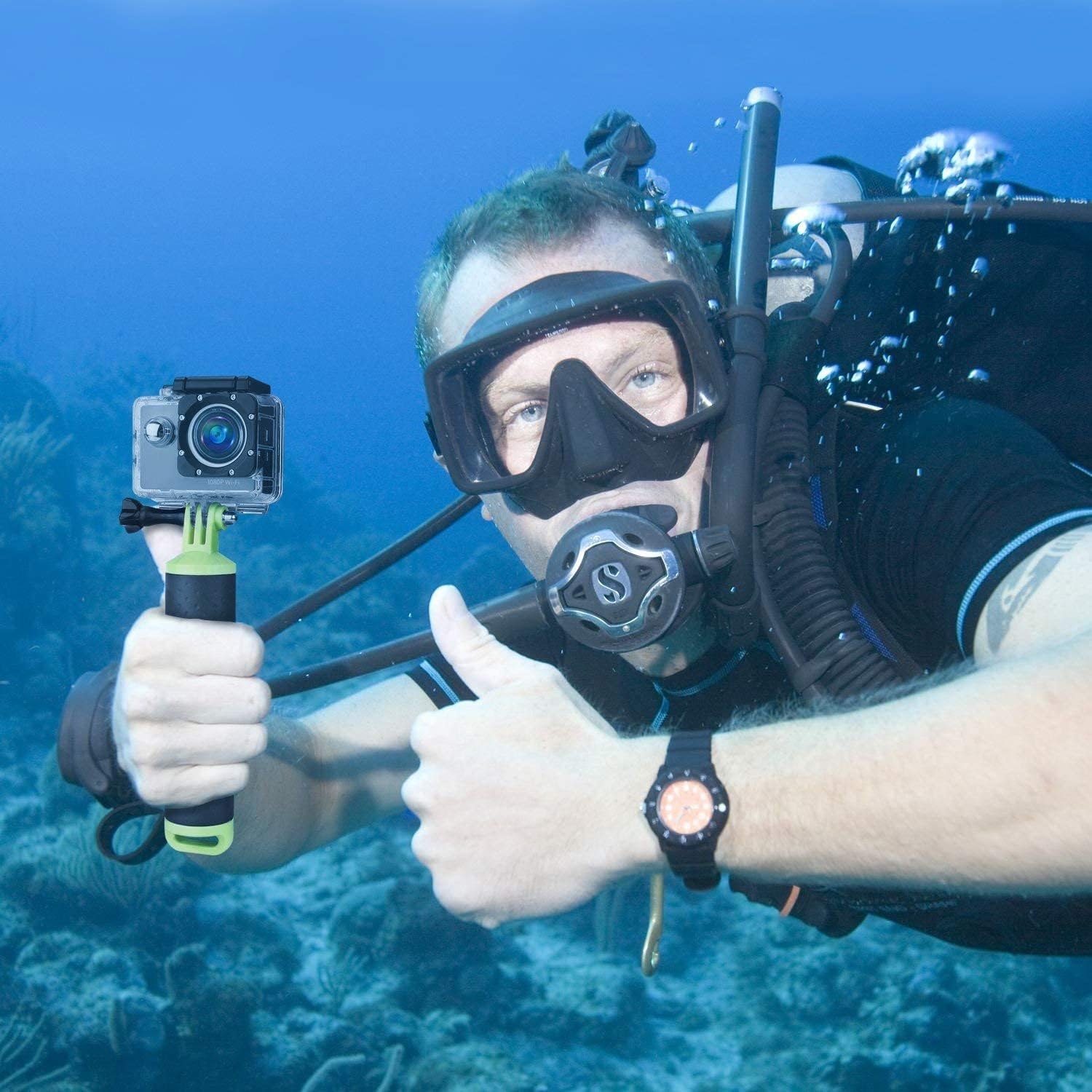 WOLFANG Floating Grip Action Cam Selfie Snorkeling Swimming Diving image number 3