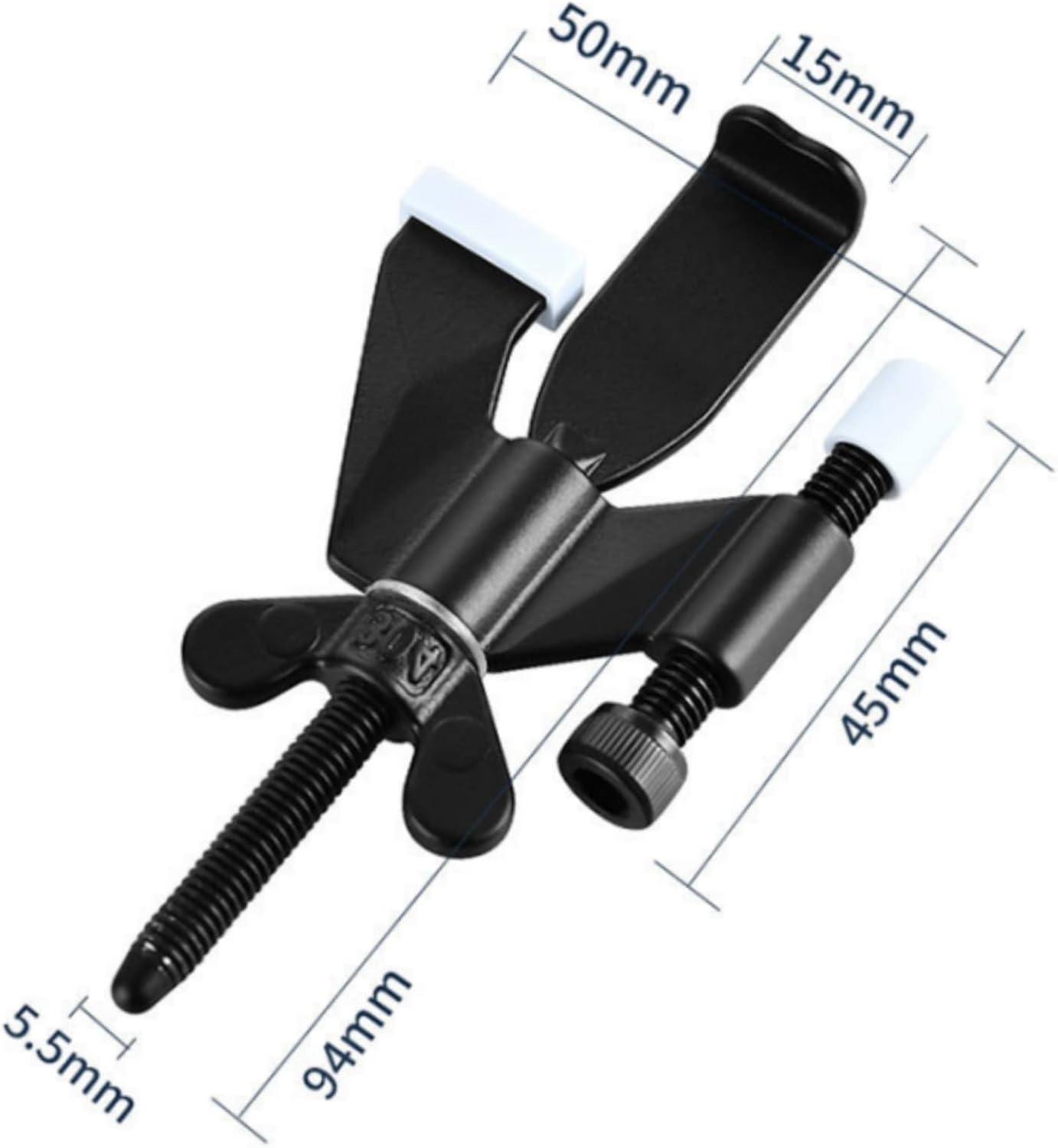 Suytvenxau Upgraded Portable Door Lock - 304 Stainless Steel Hotel Door Safety Lock for Home Security, Door Hardware & Locks for Travel, Hotel, Apartment, College - Extra Secure Lock W/Bag, Black image number 3