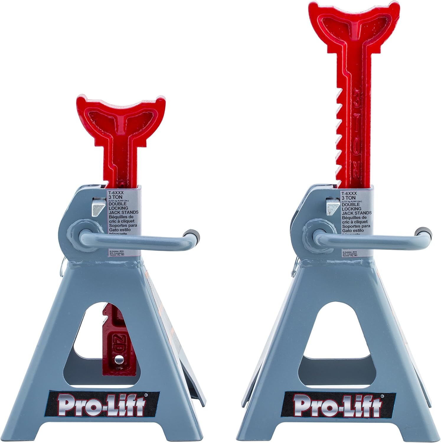 Pro-Lift T-6903D Double Pin Jack Stands - 3 Ton image number 1