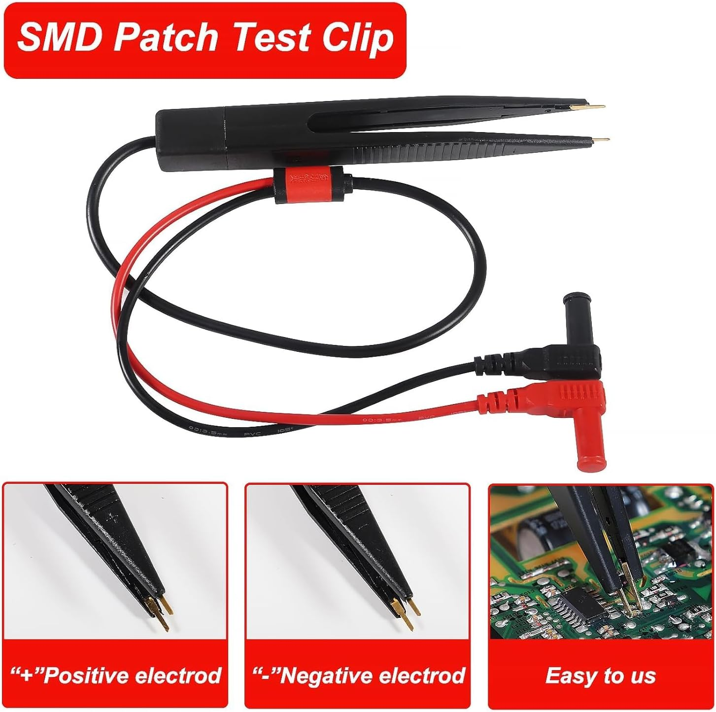 Electrical Multimeter Test Leads Set, Professional Test Leads Set with Alligator Clips, Test Hook, Test Probes Lead Kitfor Digital Electrical Testing image number 1