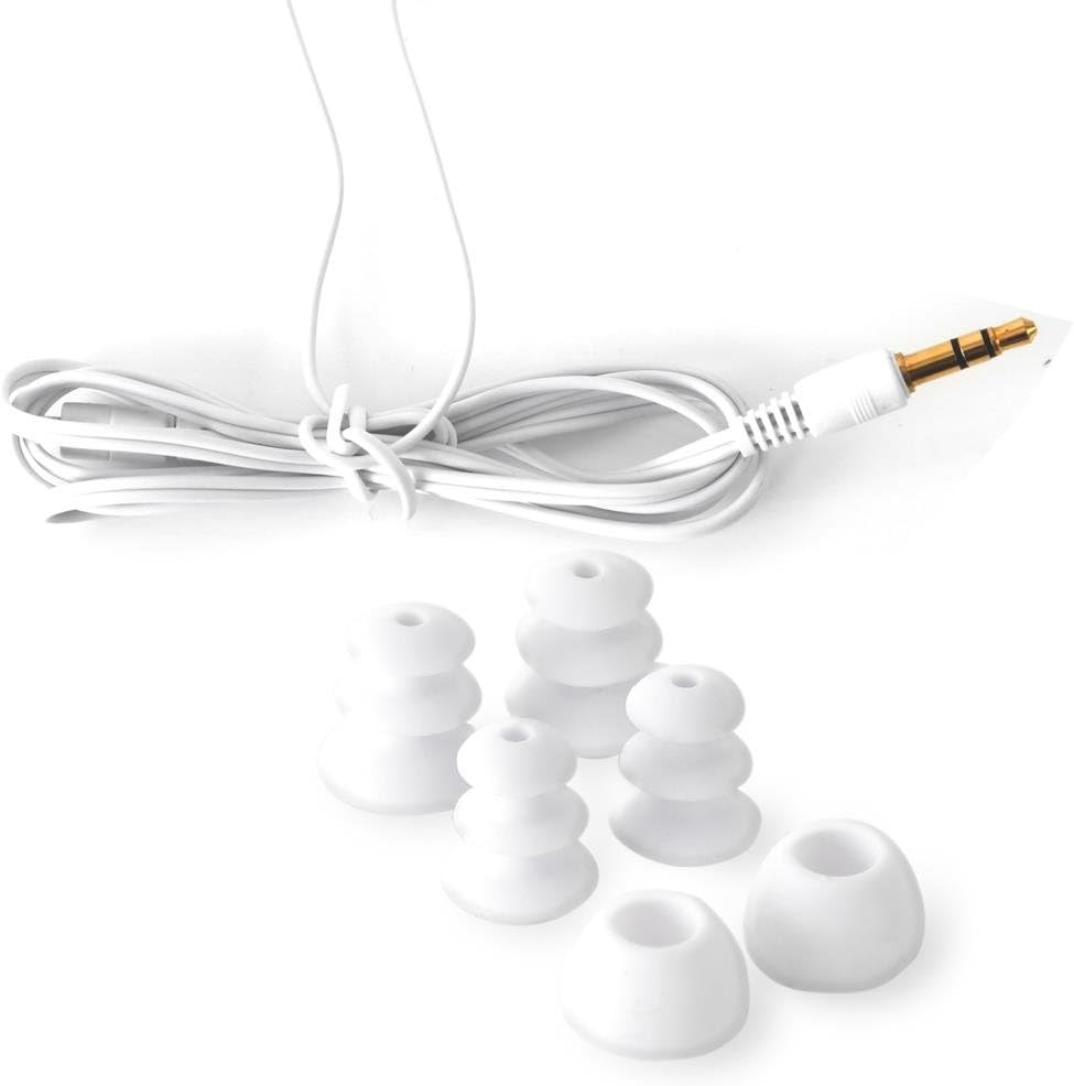 Pyle Waterproof Headphones for Swimming Are Ip7-Rated Wired Earbuds, Perfect for Sports like Swimming, Running, and Workouts. They Include Three Earbud Sizes for Comfort, Flexibility, and Secure Fit