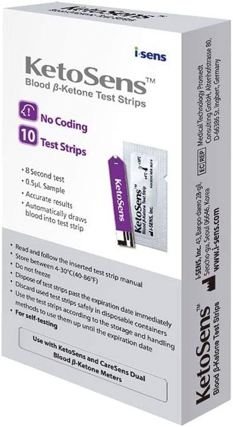 Ketosens Blood Ss-Ketone Test Strips 10 image number 1