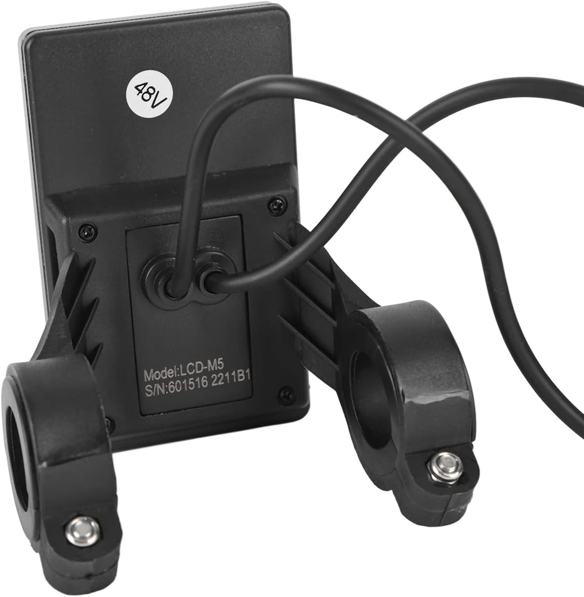 Electric Bike M5 LCD Display, 24V 36V 48V 60V 64V Universal Electric Scooter Display Panel Screen, Waterproof Portable ABS Ebike LCD Display for 31.8 22.2Mm Handlebar Ebike image number 3